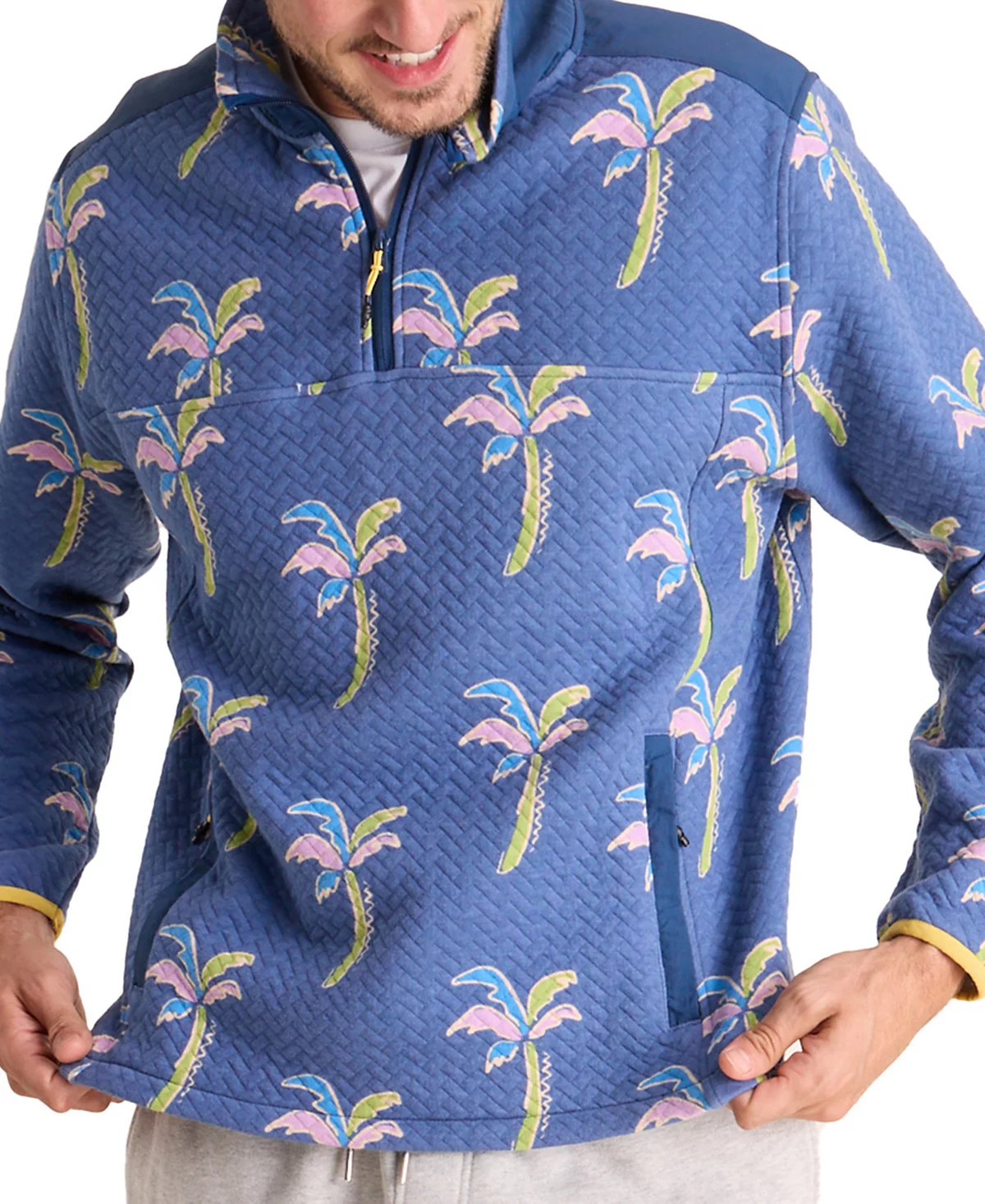 Мужская зимняя толстовка Chubbies Chubbies в Тампе с длинным рукавом и застежкой на четверть молнии 15090₽