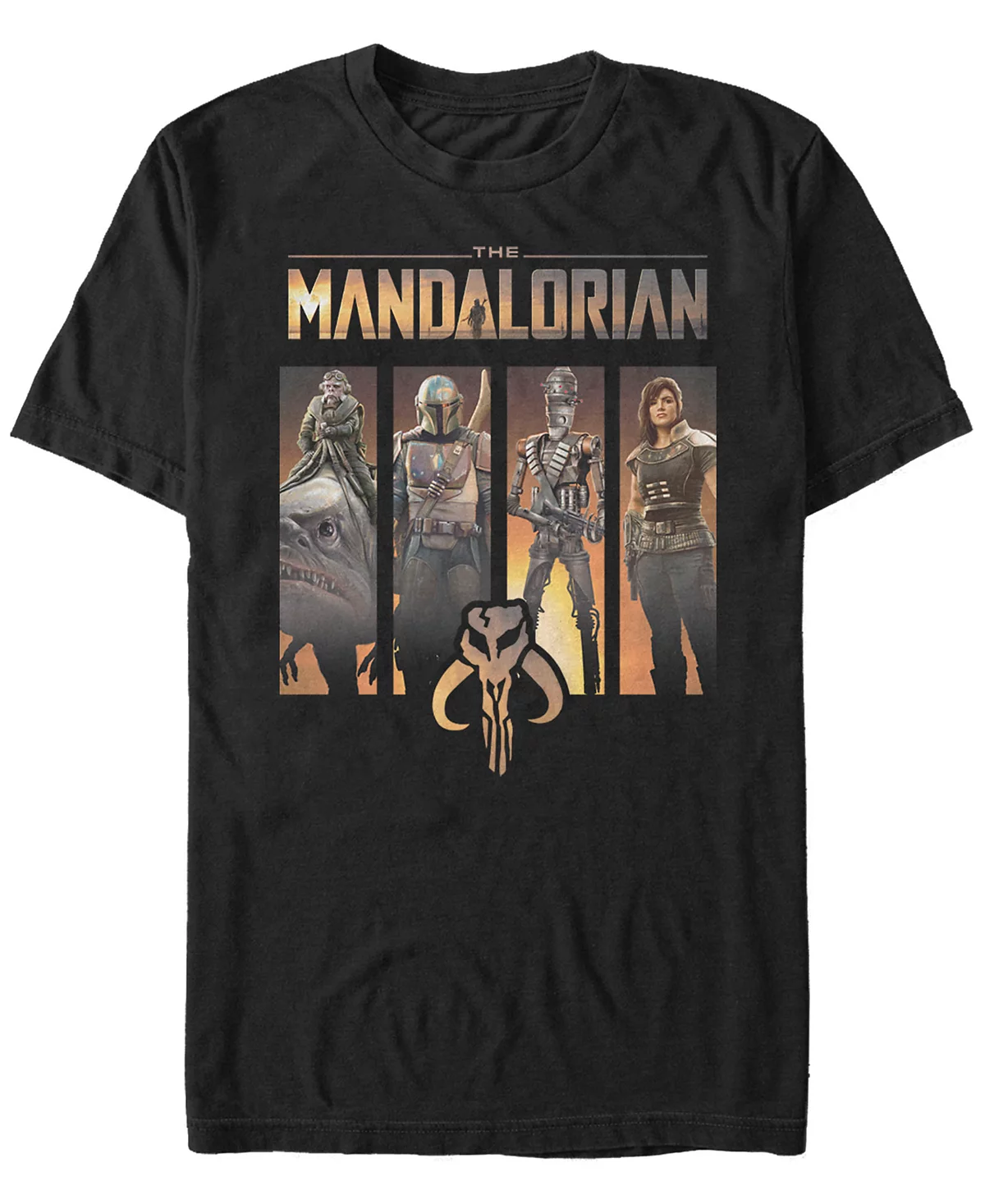 Мужская футболка с принтом Mandalorian