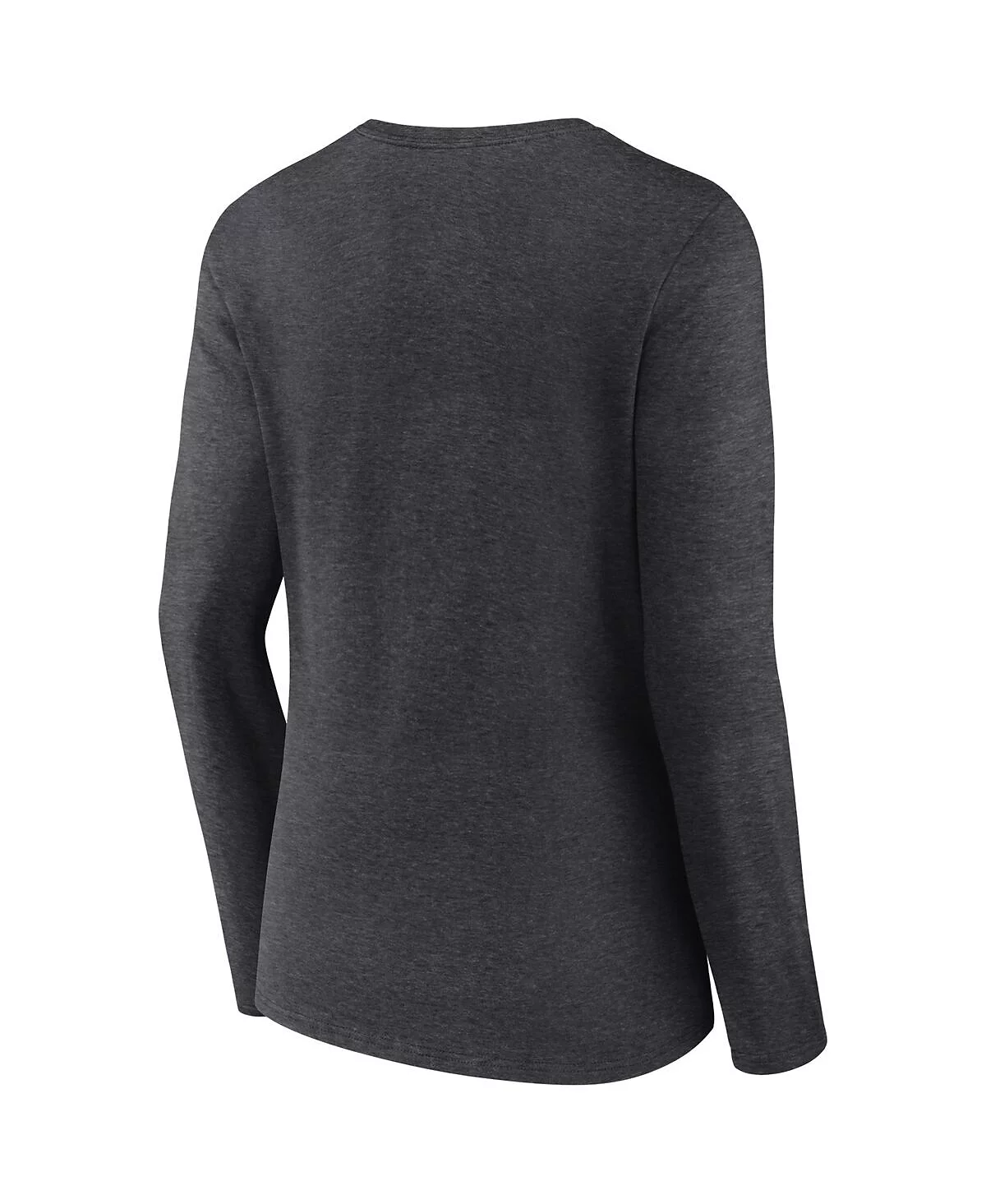 Fanatics Женская футболка Fanatics Heather Charcoal Baltimore Ravens 2023 AFC North Division Champions Conquer с длинным рукавом и V-образным вырезом 5690₽