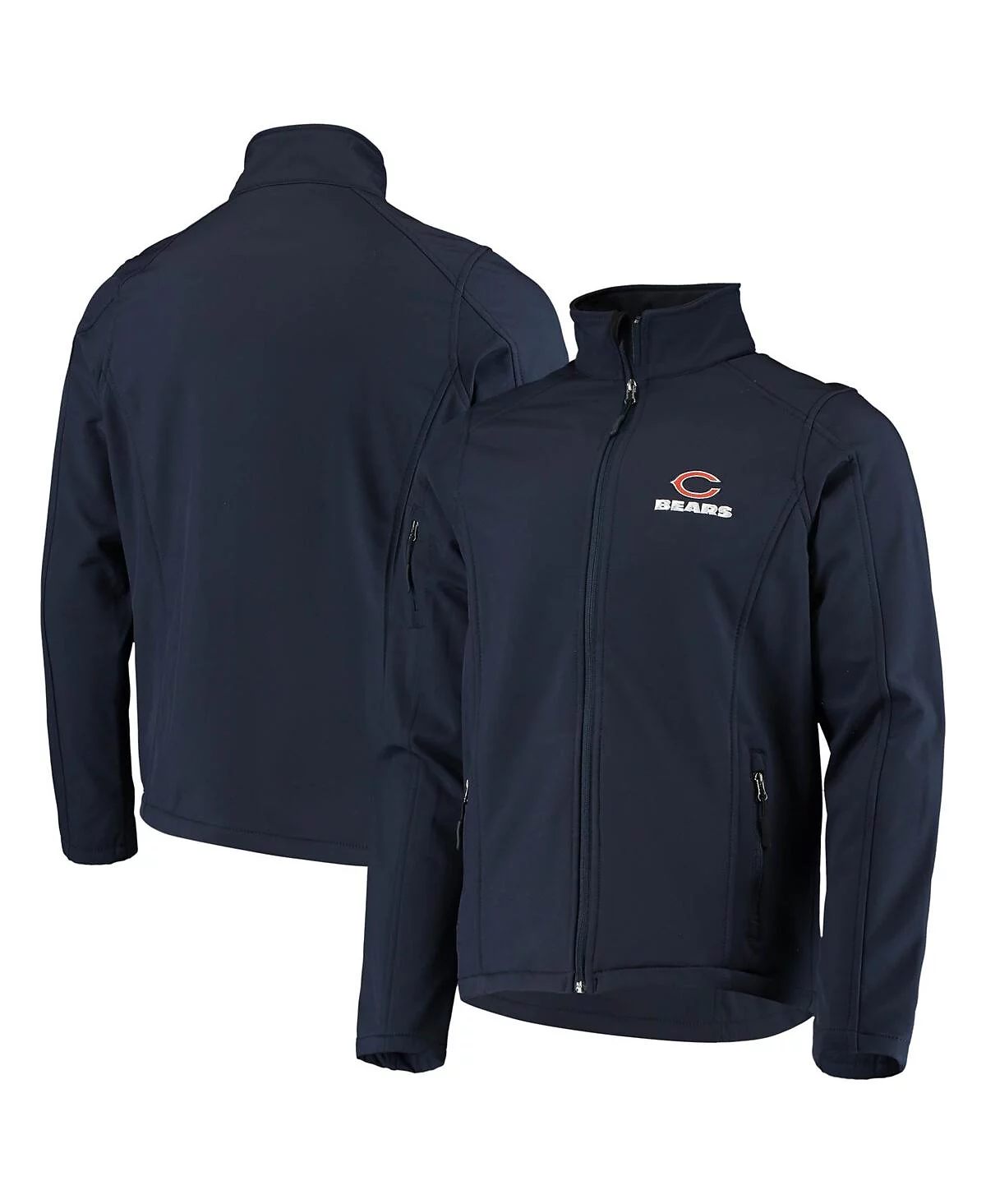 Мужская куртка Dunbrooke темно-синего цвета Chicago Bears Sonoma Softshell на молнии 12790₽