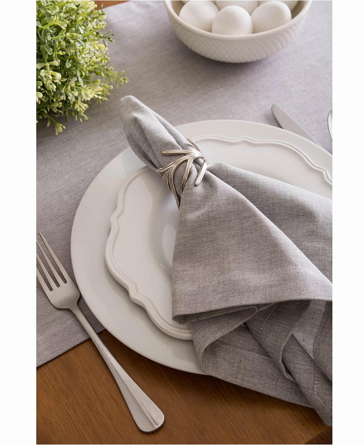 Дизайнерское импортное антикварное кольцо для салфеток в виде ветки набор из 6 штук 9490₽