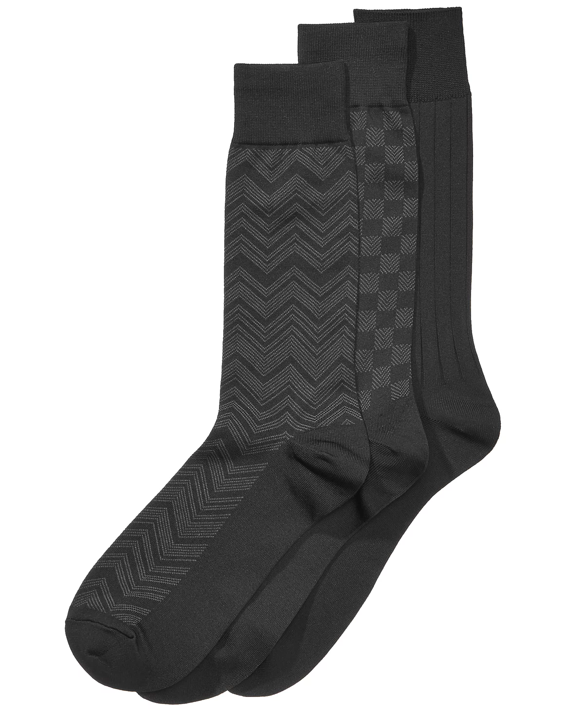 Мужские носки Perry Ellis 3-Pk Носки с рисунком из микрофибры 3890₽