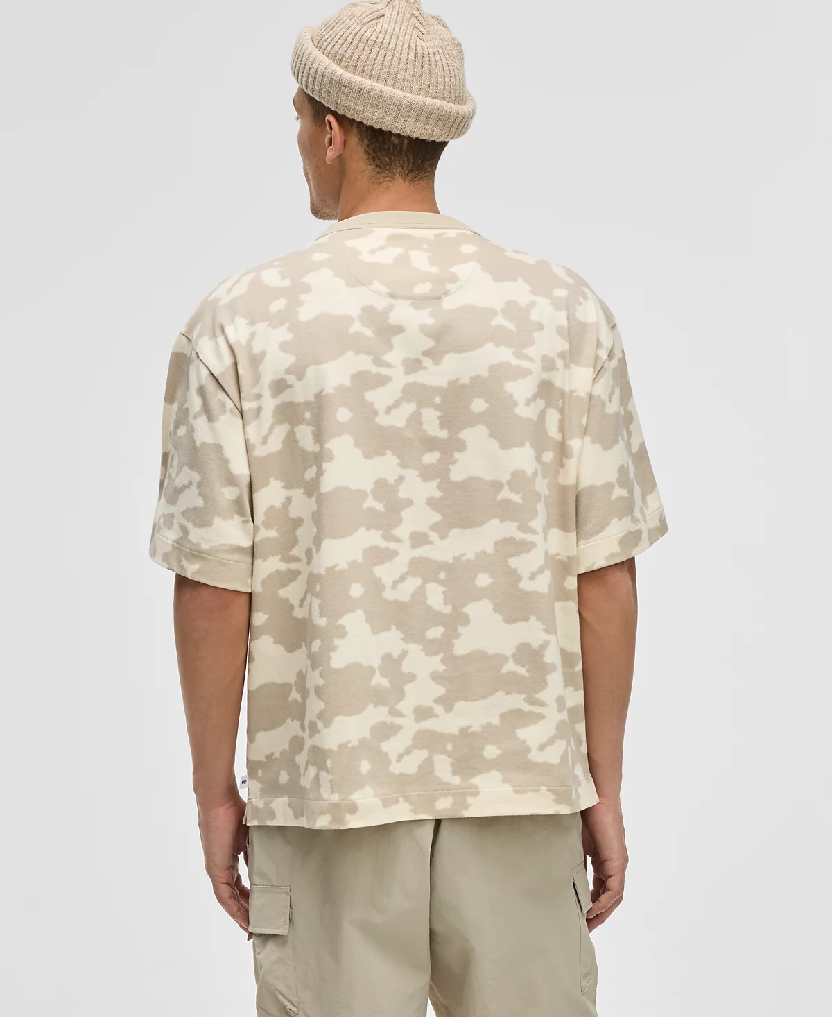 Модная мужская хлопковая футболка свободного кроя с коротким рукавом из хлопка для вечеринок эксклюзивно представленная в Macys 7490₽