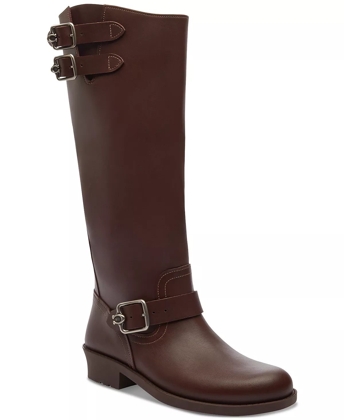 Женские высокие мотоботинки Daria с пряжками 37090₽