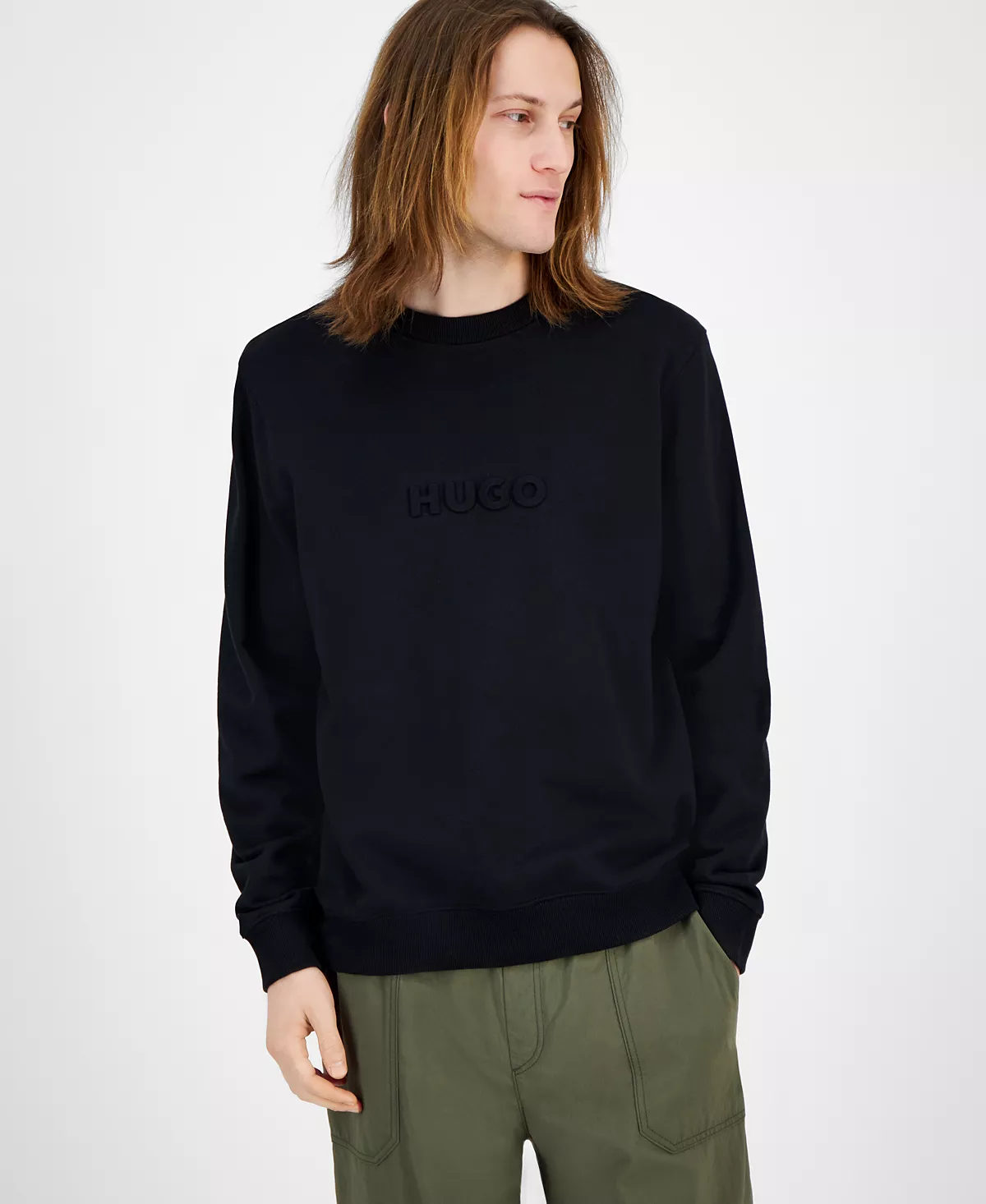 Мужская толстовка с длинным рукавом и тисненым логотипом Dankobi 22490₽