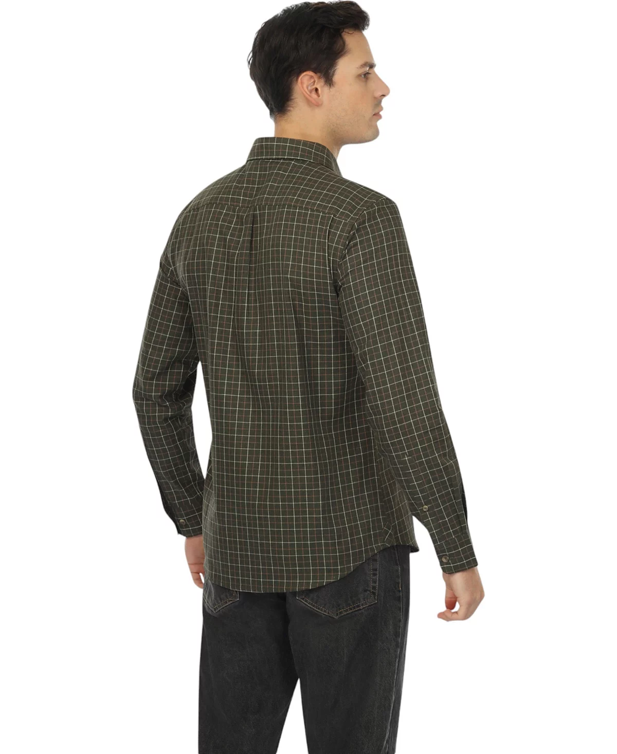 Мужская клетчатая рубашка на пуговицах Cypress Shadows от Vustra 20890₽