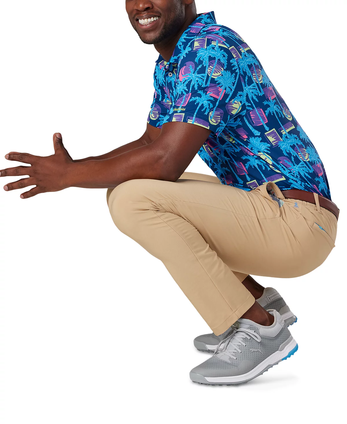 Мужские фирменные брюки цвета травертина от Chubbies