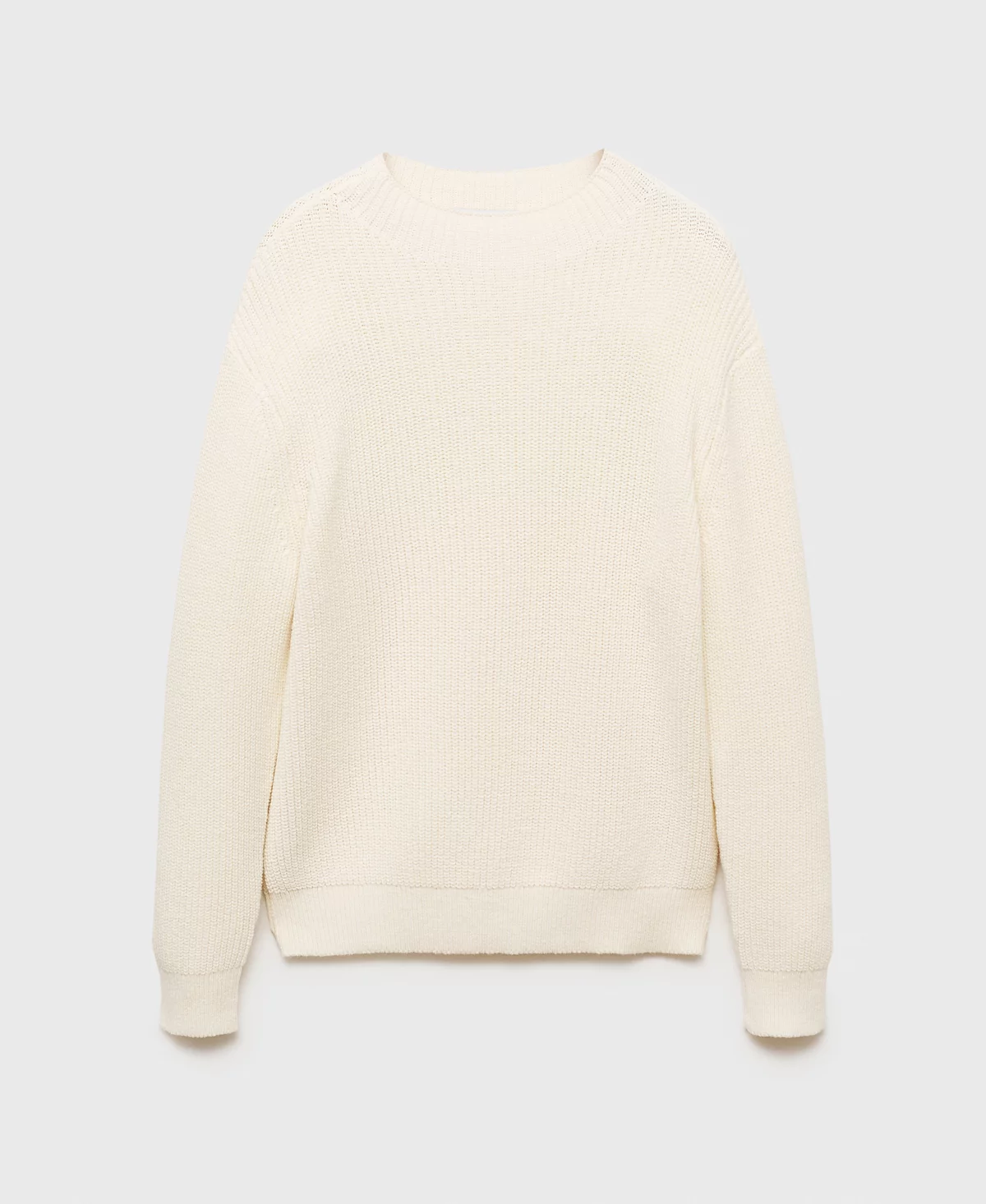 Мужской вязаный хлопчатобумажный свитер Mango 9490₽