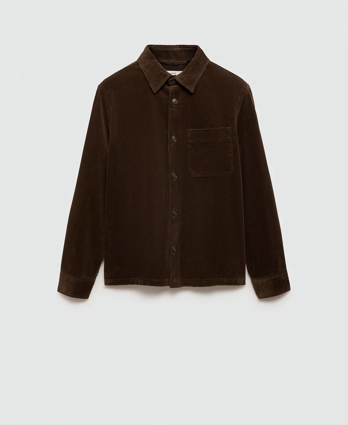 Мужская вельветовая рубашка Mango с карманами по бокам 9490₽