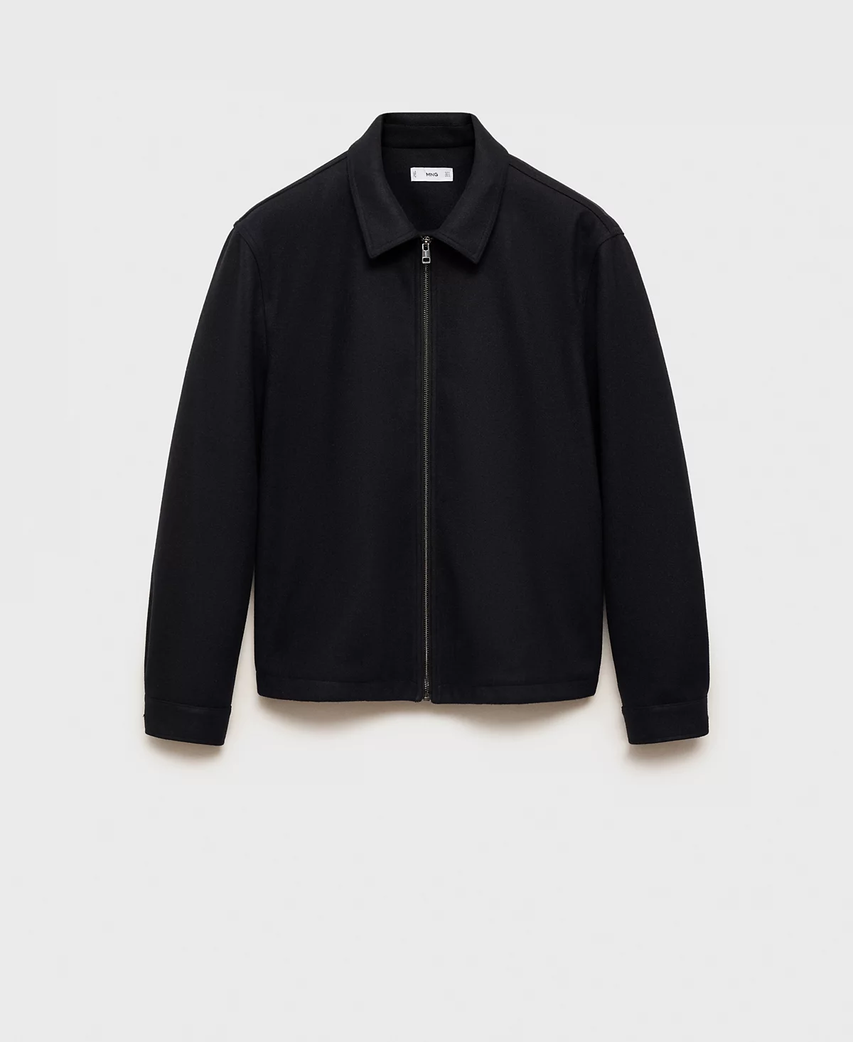 Мужская приталенная фланелевая куртка Mango на молнии 15190₽