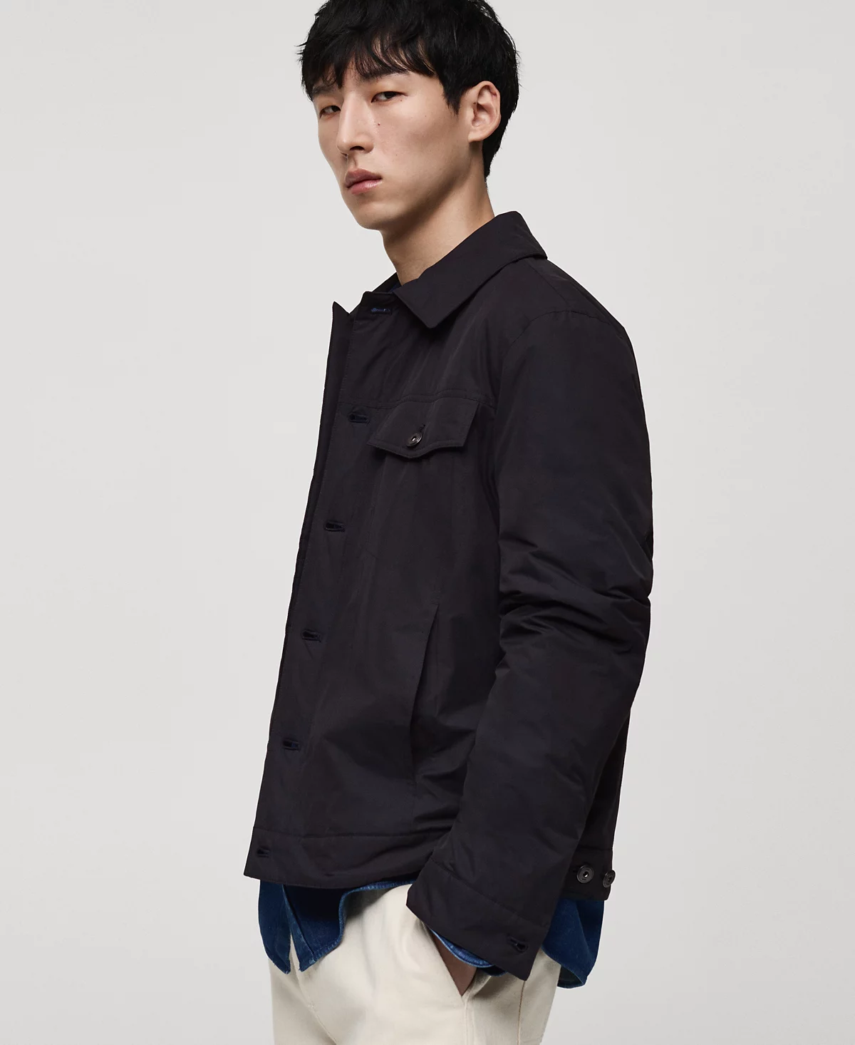 Мужская водоотталкивающая стеганая куртка Mango 18990₽