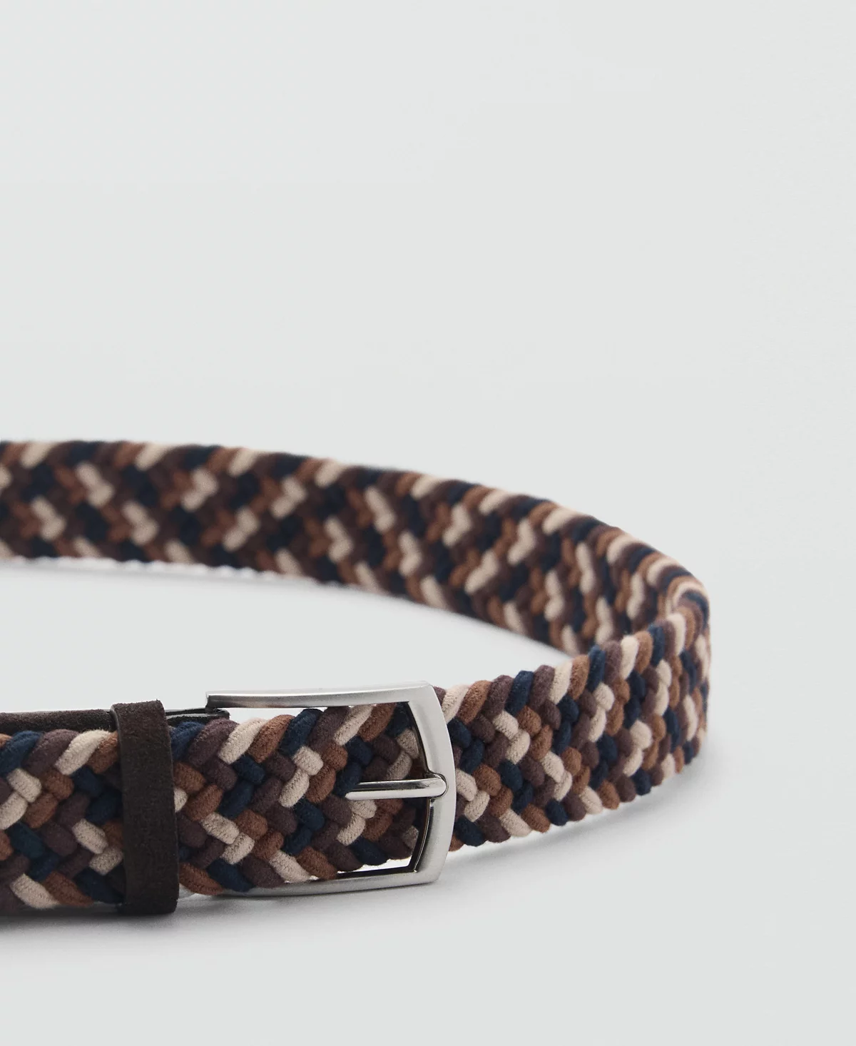 Мужской плетеный эластичный цветной пояс Mango 9490₽