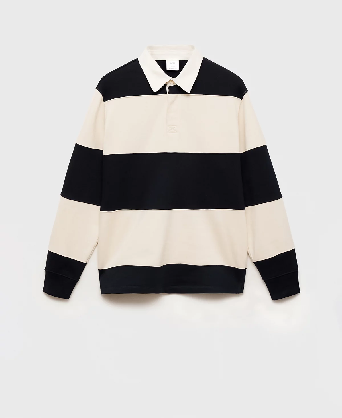 Мужская хлопчатобумажная толстовка Mango в полоску 11390₽