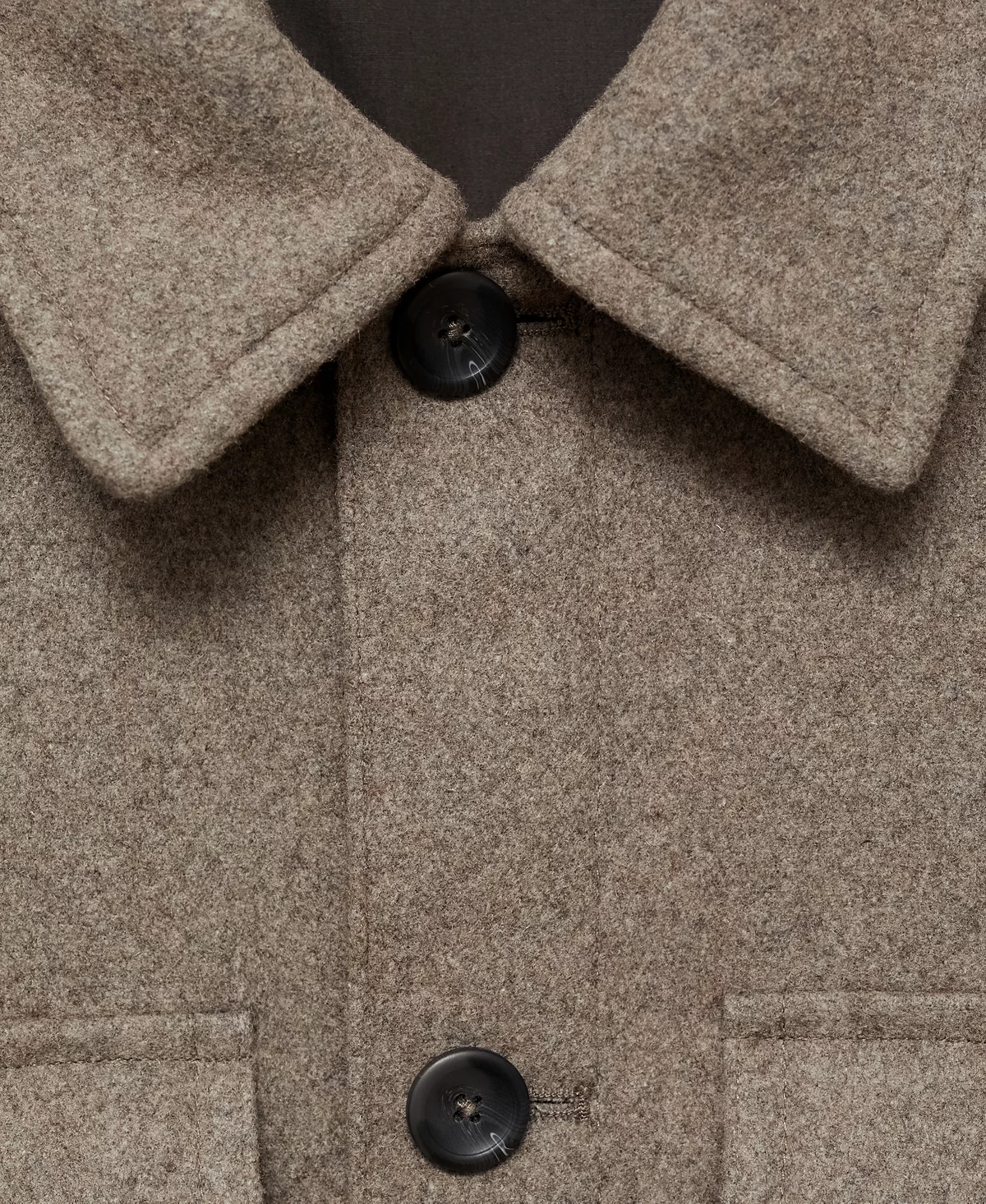 Мужская фланелевая рубашка Mango из полушерстяной ткани 18990₽