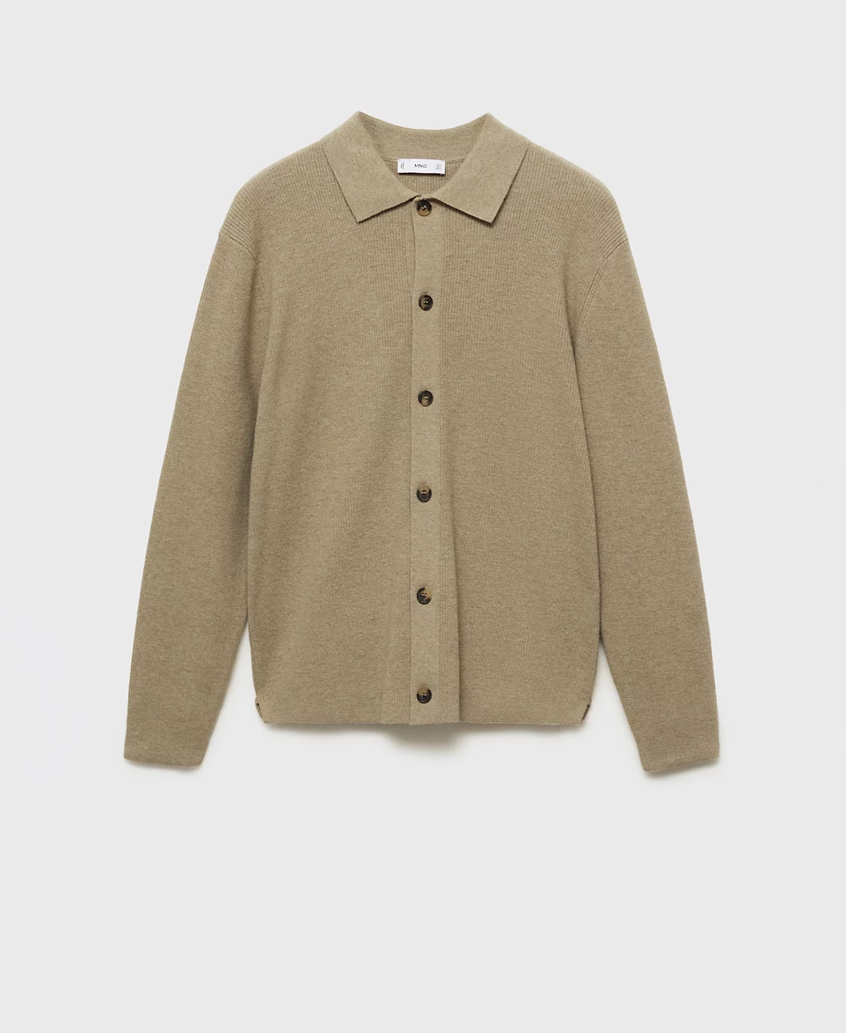 Мужской кардиган поло из смесовой шерсти Mango 18990₽