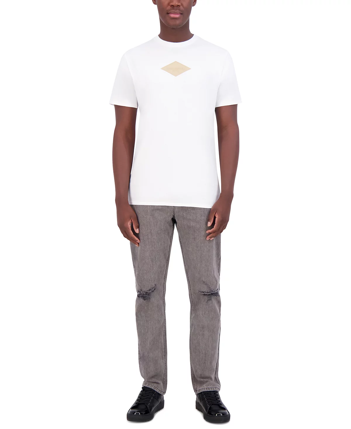 Мужская футболка с вышитым логотипом KARL LAGERFELD PARIS 11190₽