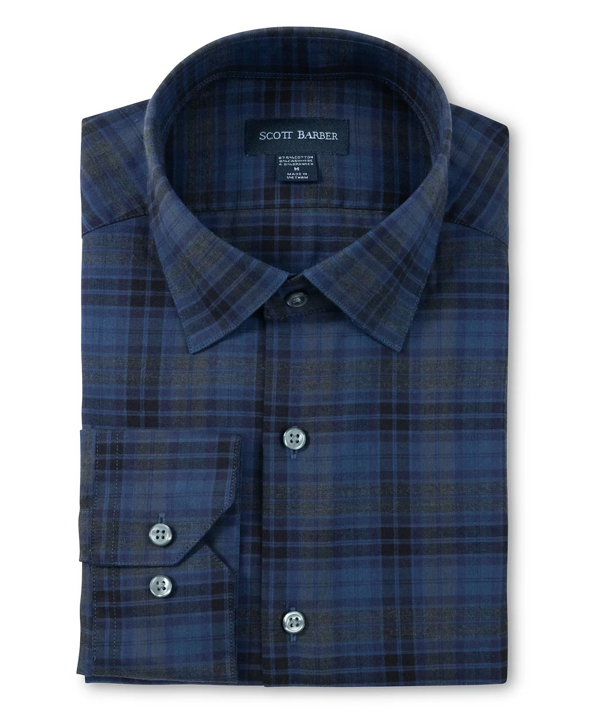 Эластичный плед из хлопкакашемира 15690₽