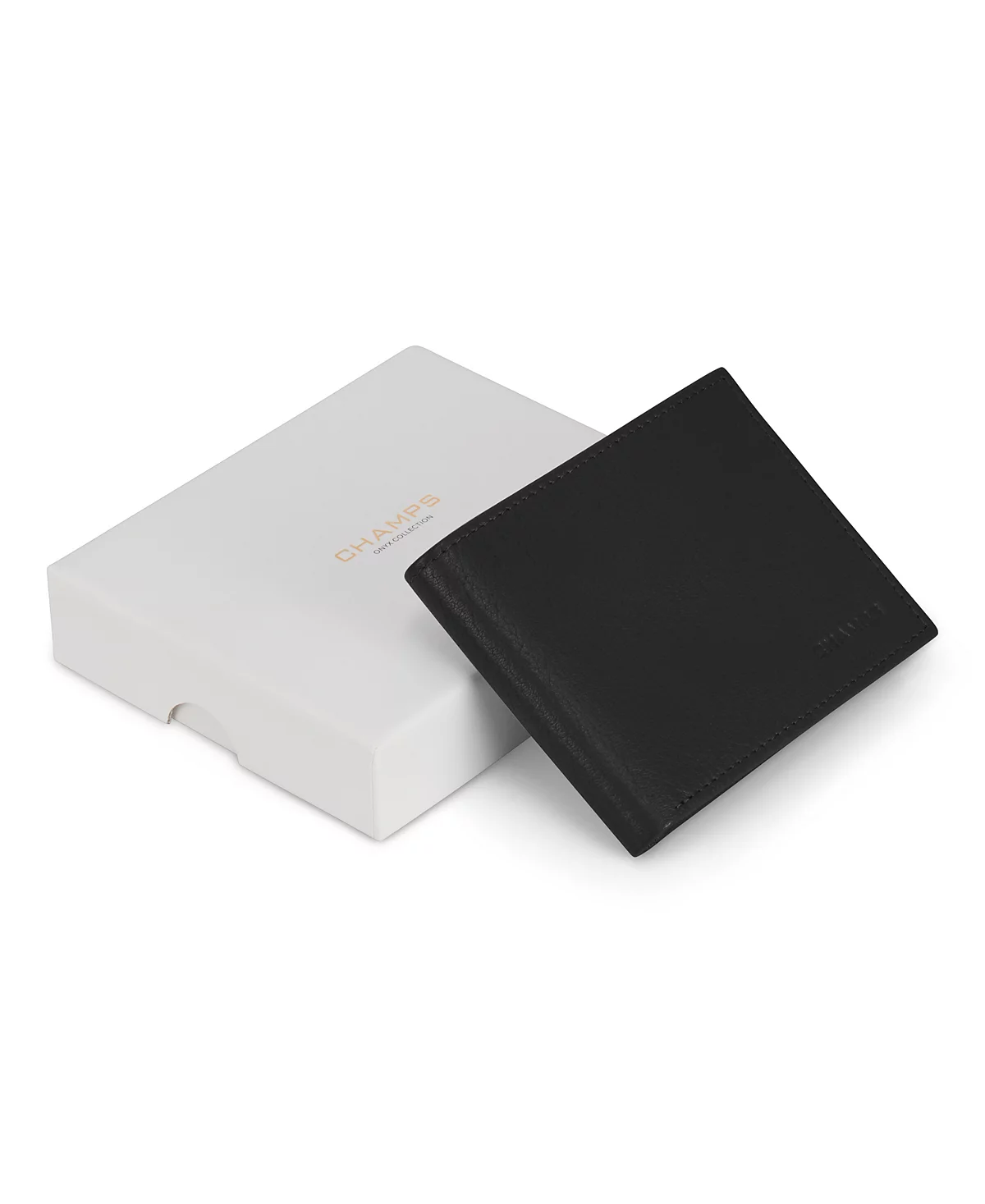 Кожаный бумажник с верхним крылом из мужской коллекции CHAMPS Onyx Collection