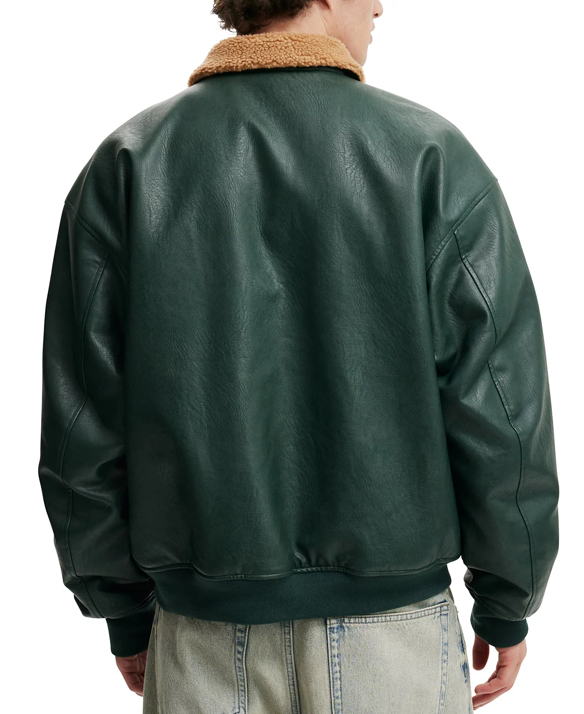 Мужская летная куртка из хлопка С отделкой из искусственной кожи 26590₽