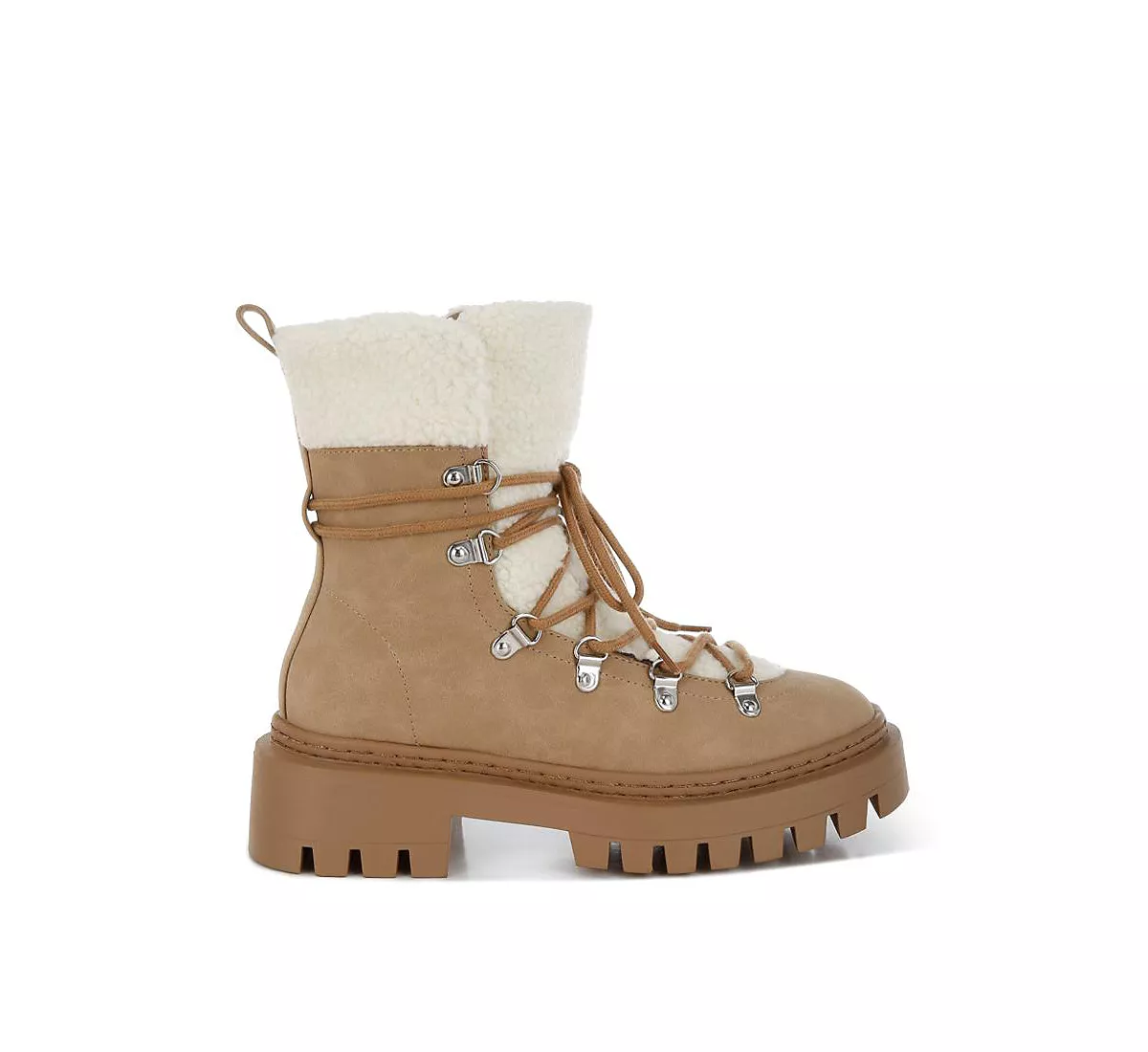 Ботинки из овечьей шерсти и искусственной кожи 12190₽