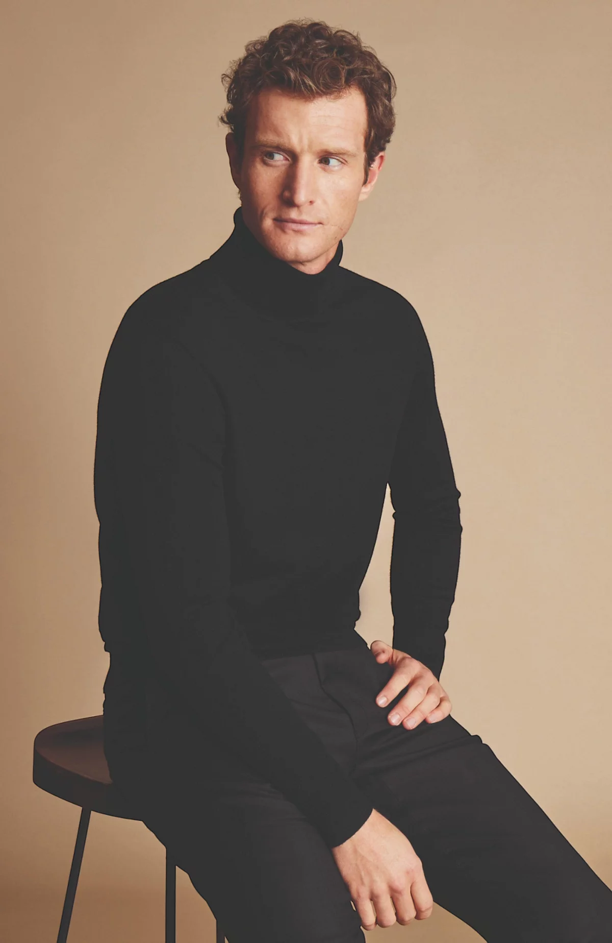 Мужской свитер с круглым вырезом от Charles Tyrwhitt из чистого мериноса 24590₽