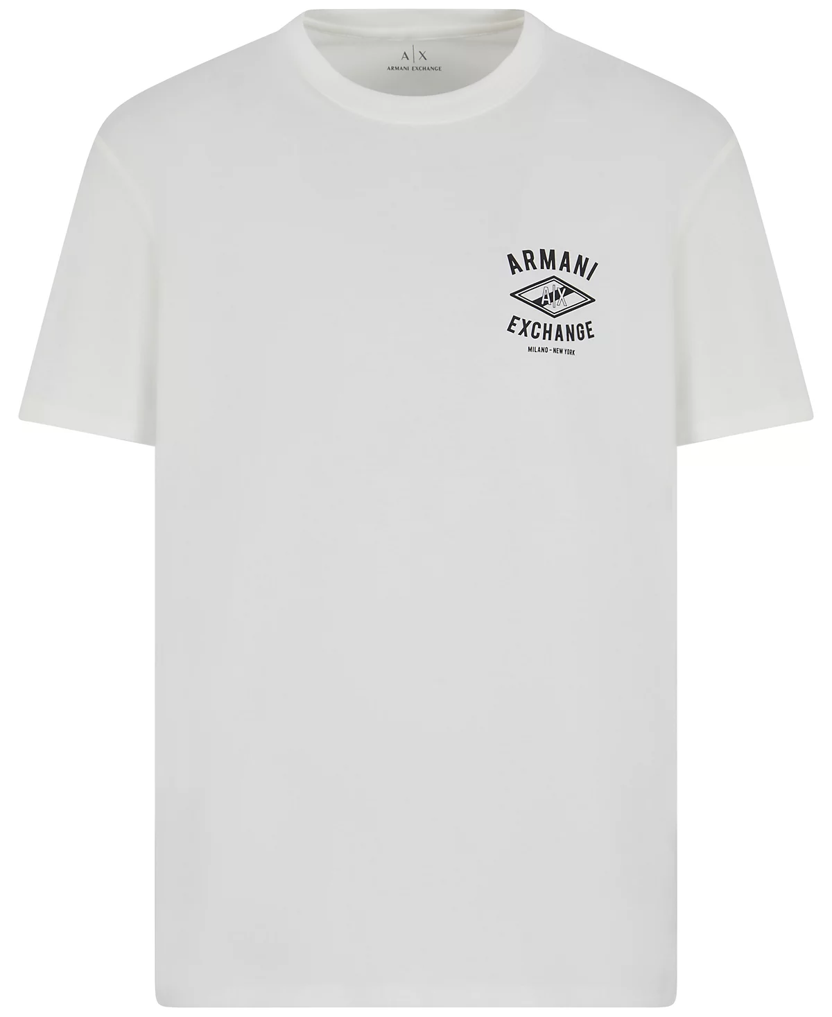 Мужская футболка классического покроя с коротким рукавом и графическим логотипом AX Armani Exchange 10490₽