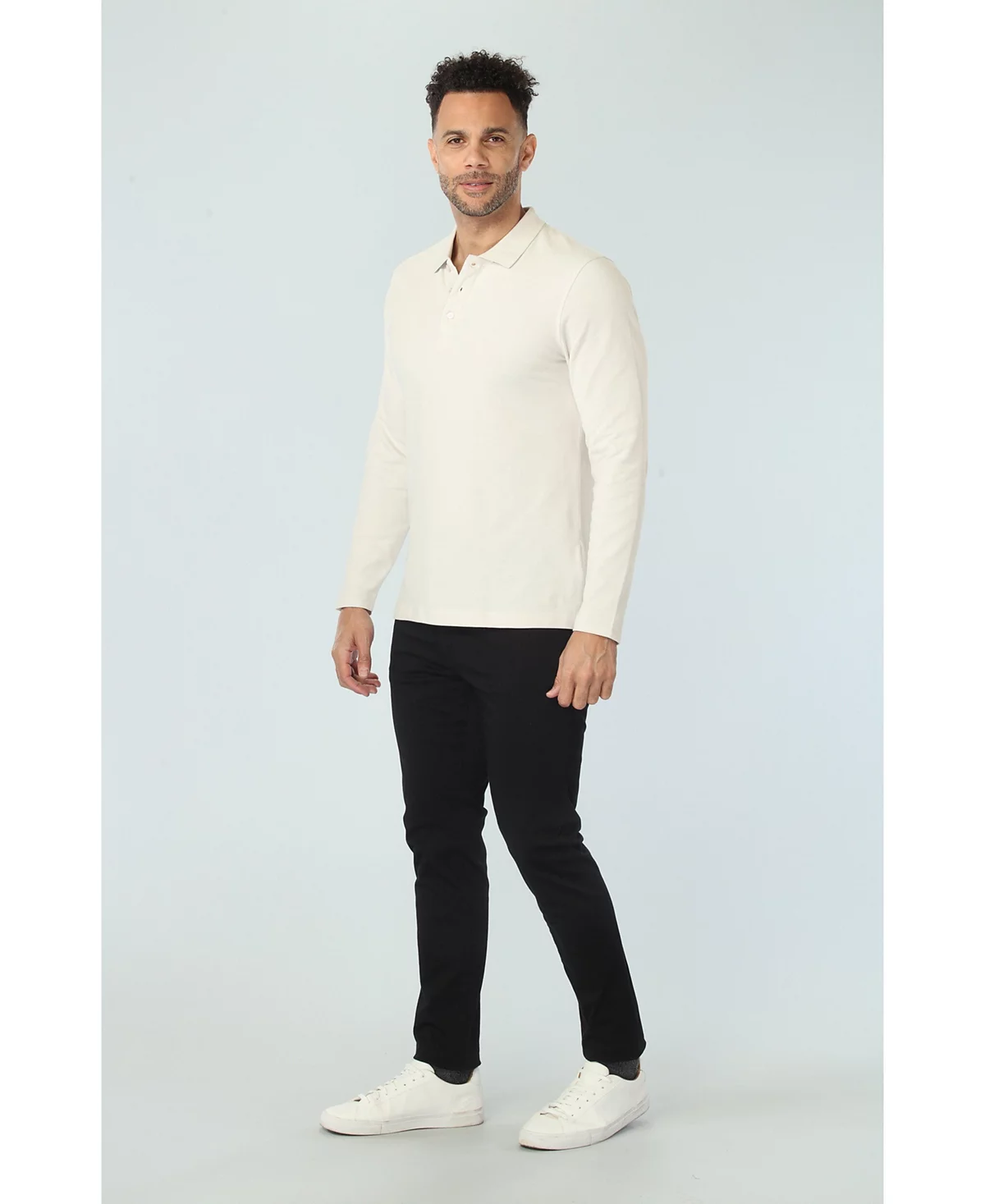 Мужское поло с длинным рукавом Vustra