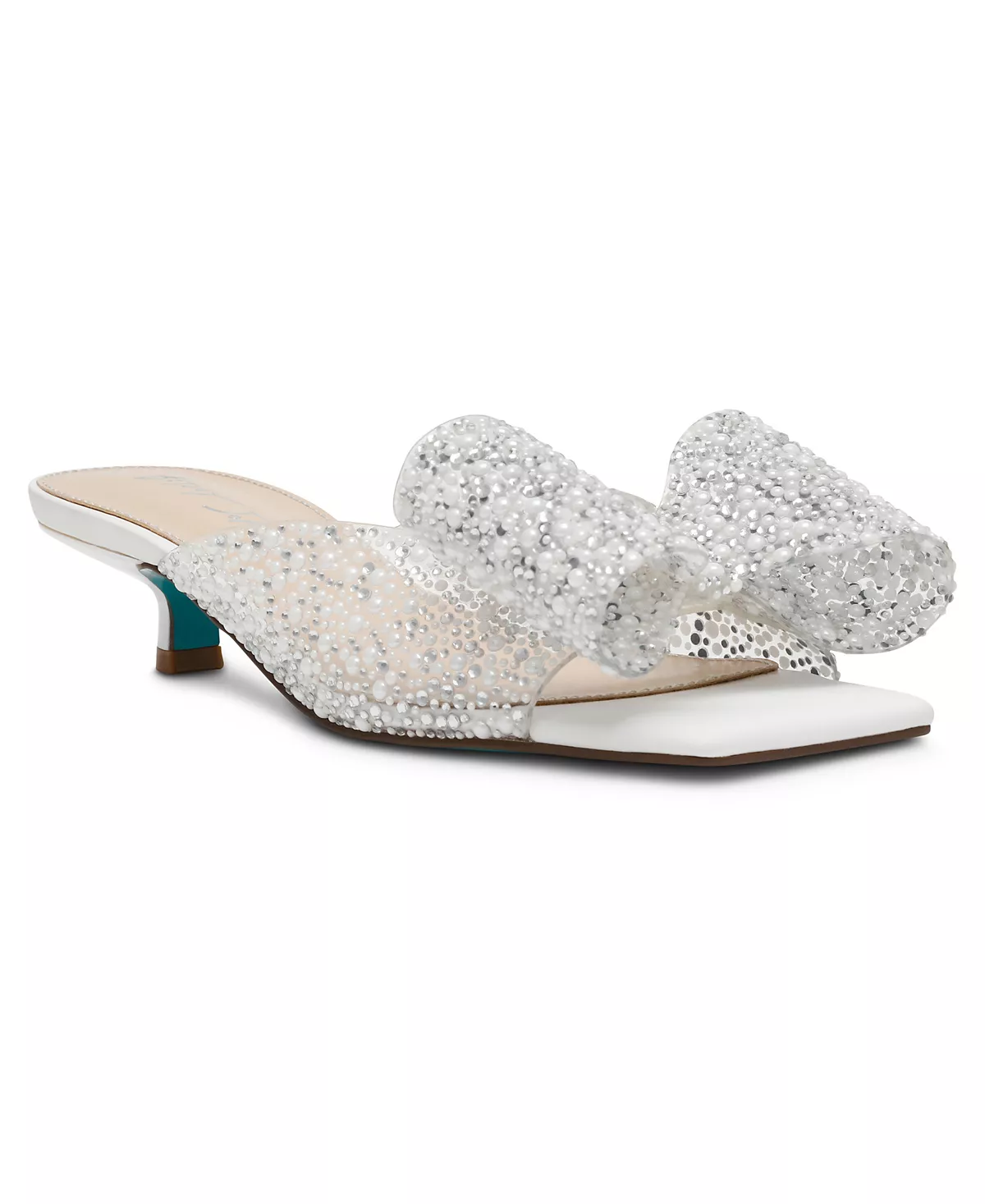 Шлепанцы на каблуке Babe Lucite Kitten 22690₽