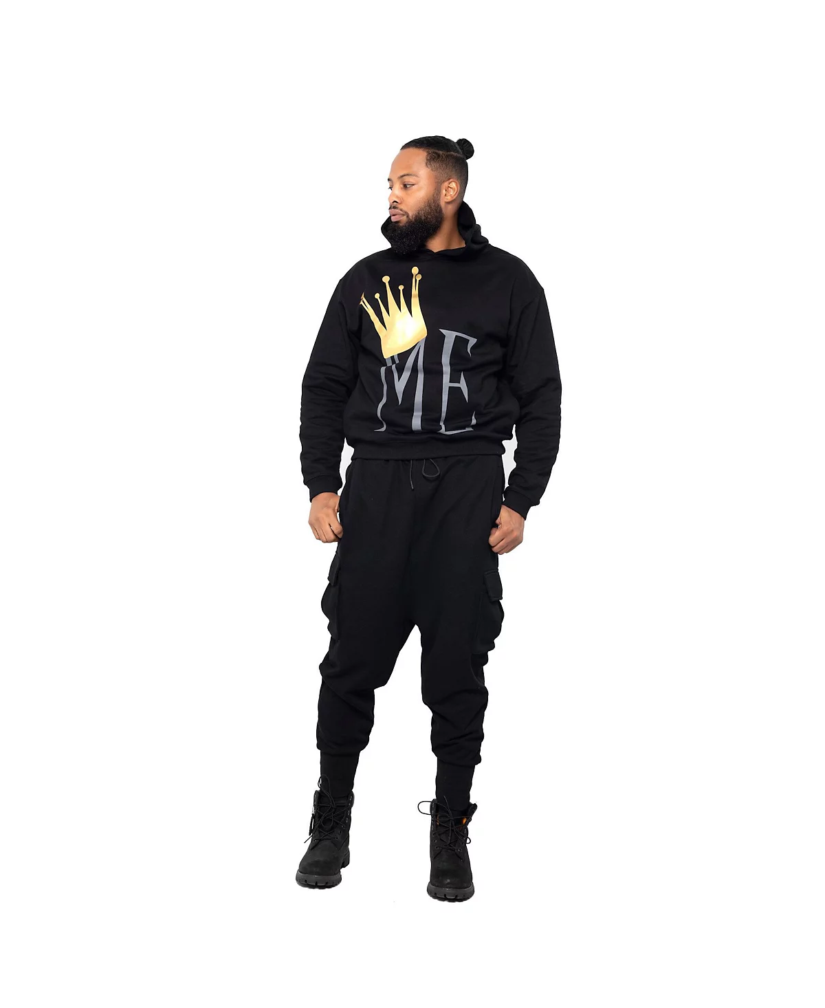 Мужская толстовка с капюшоном Crown Me от Dai Moda