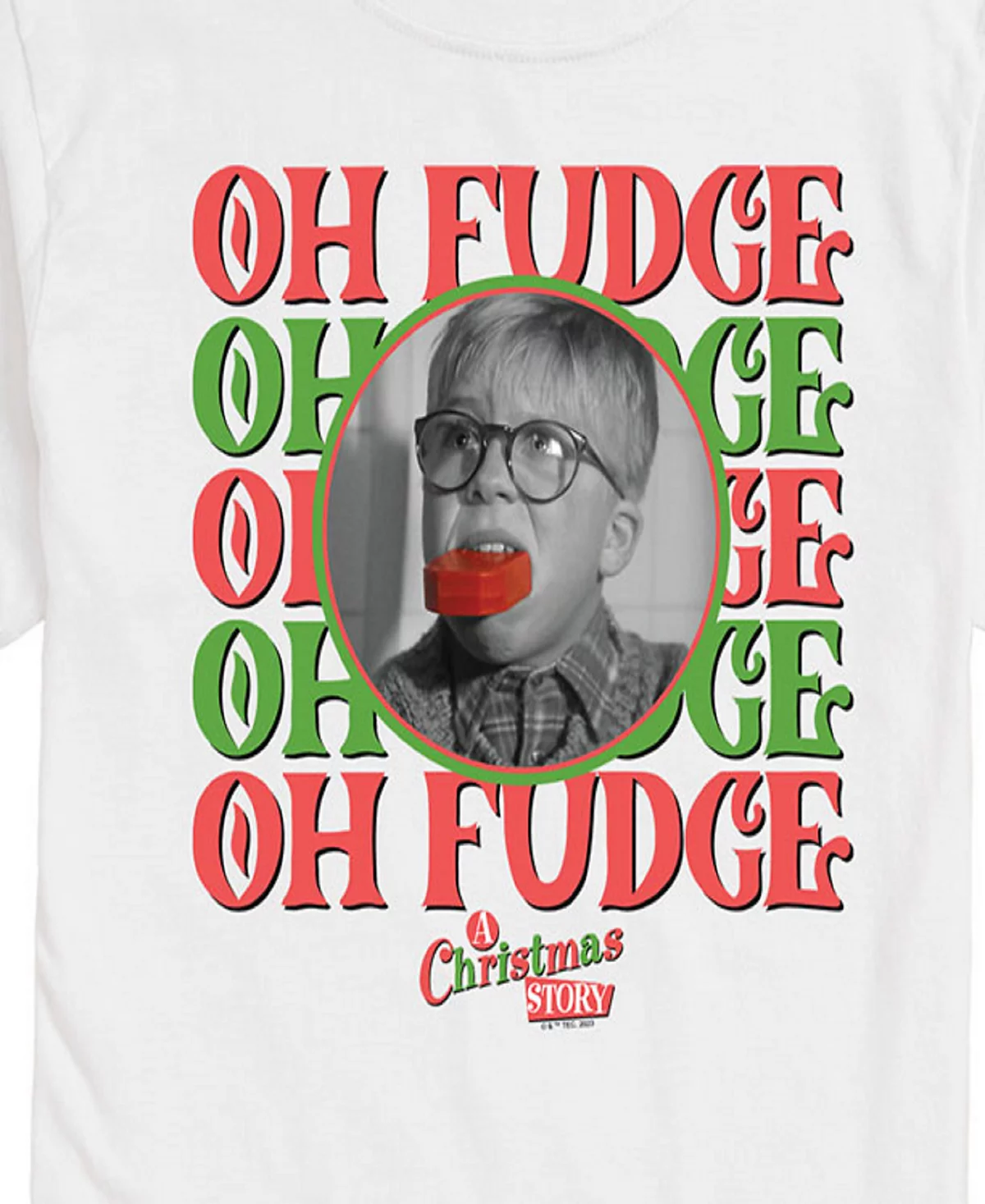 Мужская футболка AIRWAVES A Christmas Story Oh Fudge с коротким рукавом 3290₽