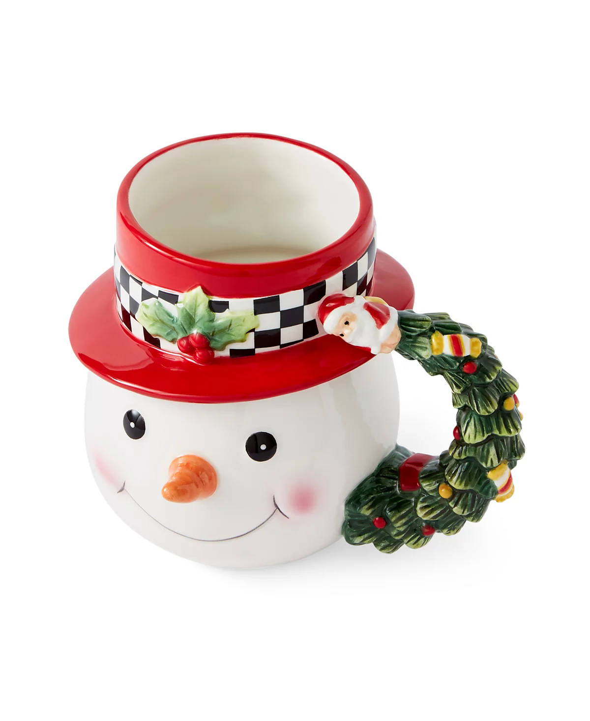 Кружки с фигуркой Санта-Снеговика в виде Рождественской елки Spode набор из 2-х кружек 10690₽