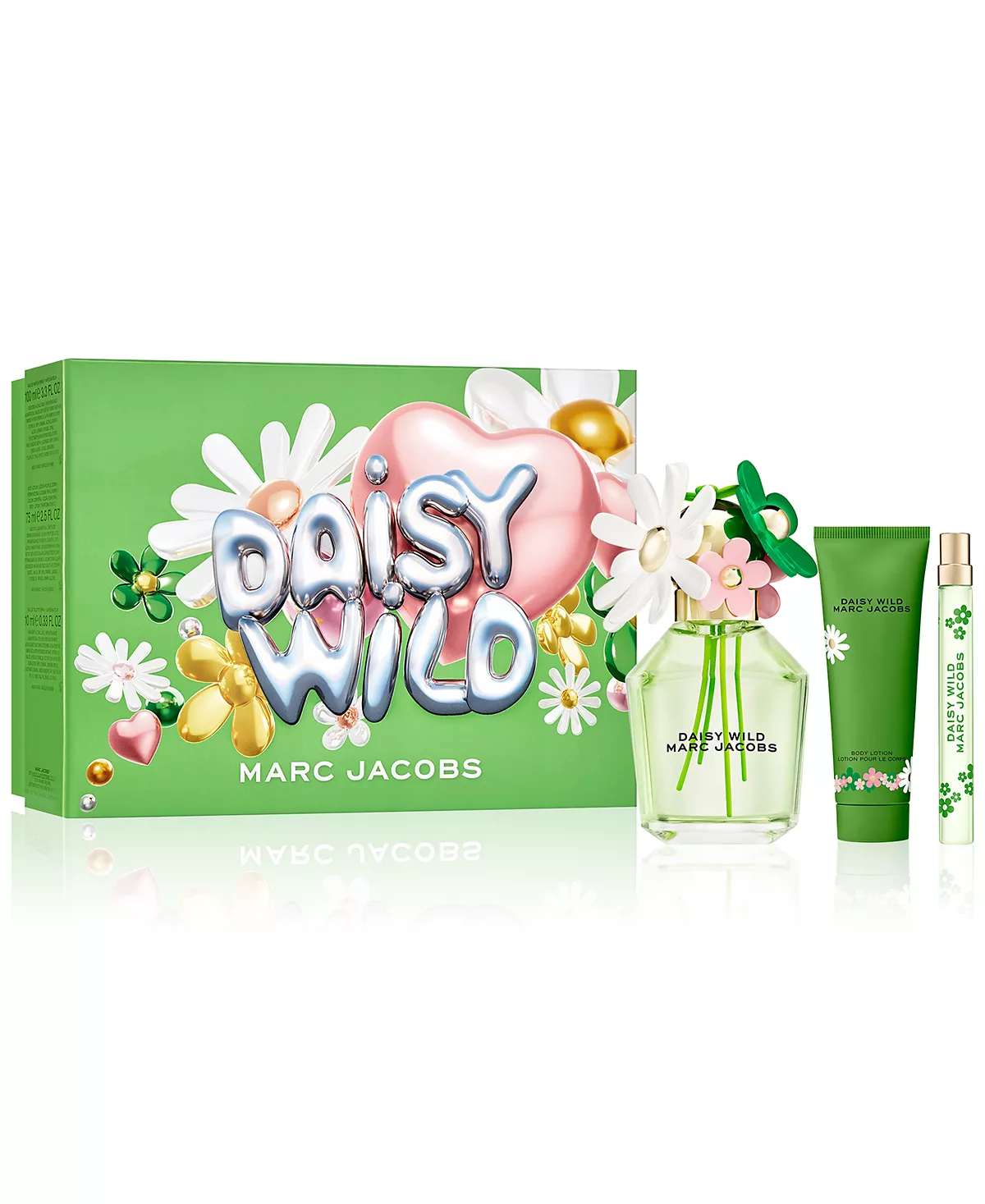 Подарочный набор парфюмерной воды MARC JACOBS Daisy Wild, 3 шт.