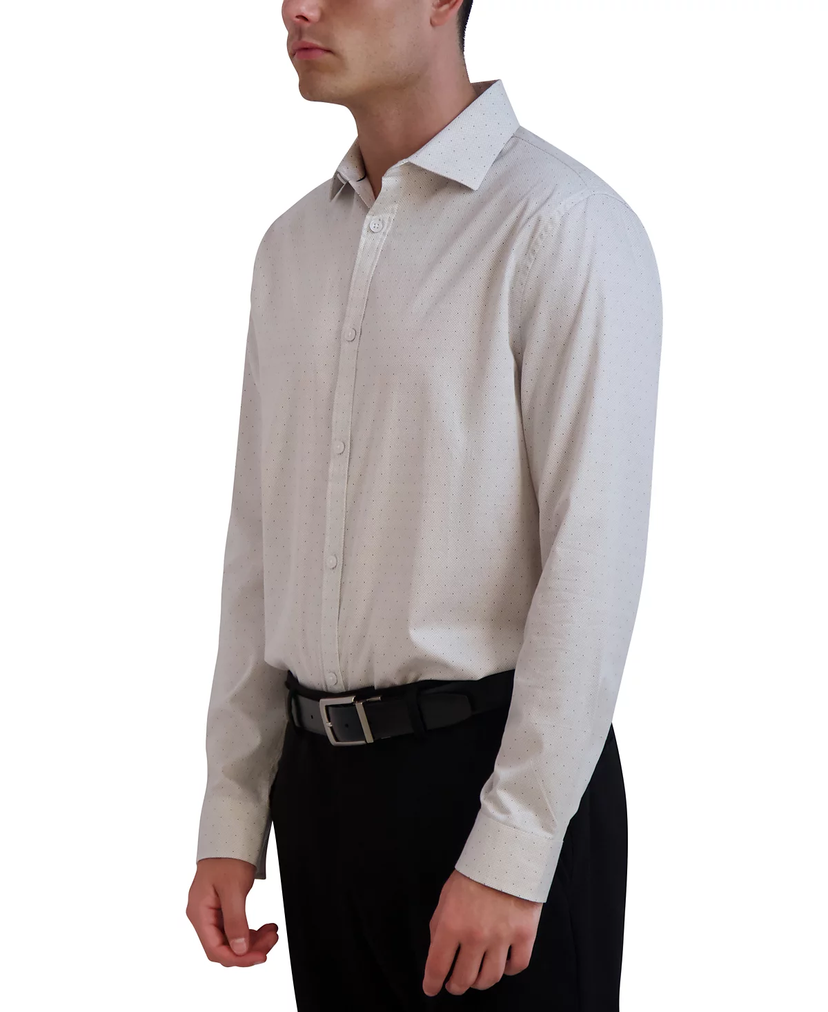 Мужская приталенная рубашка в горошек от Karl Lagerfeld Paris 9390₽