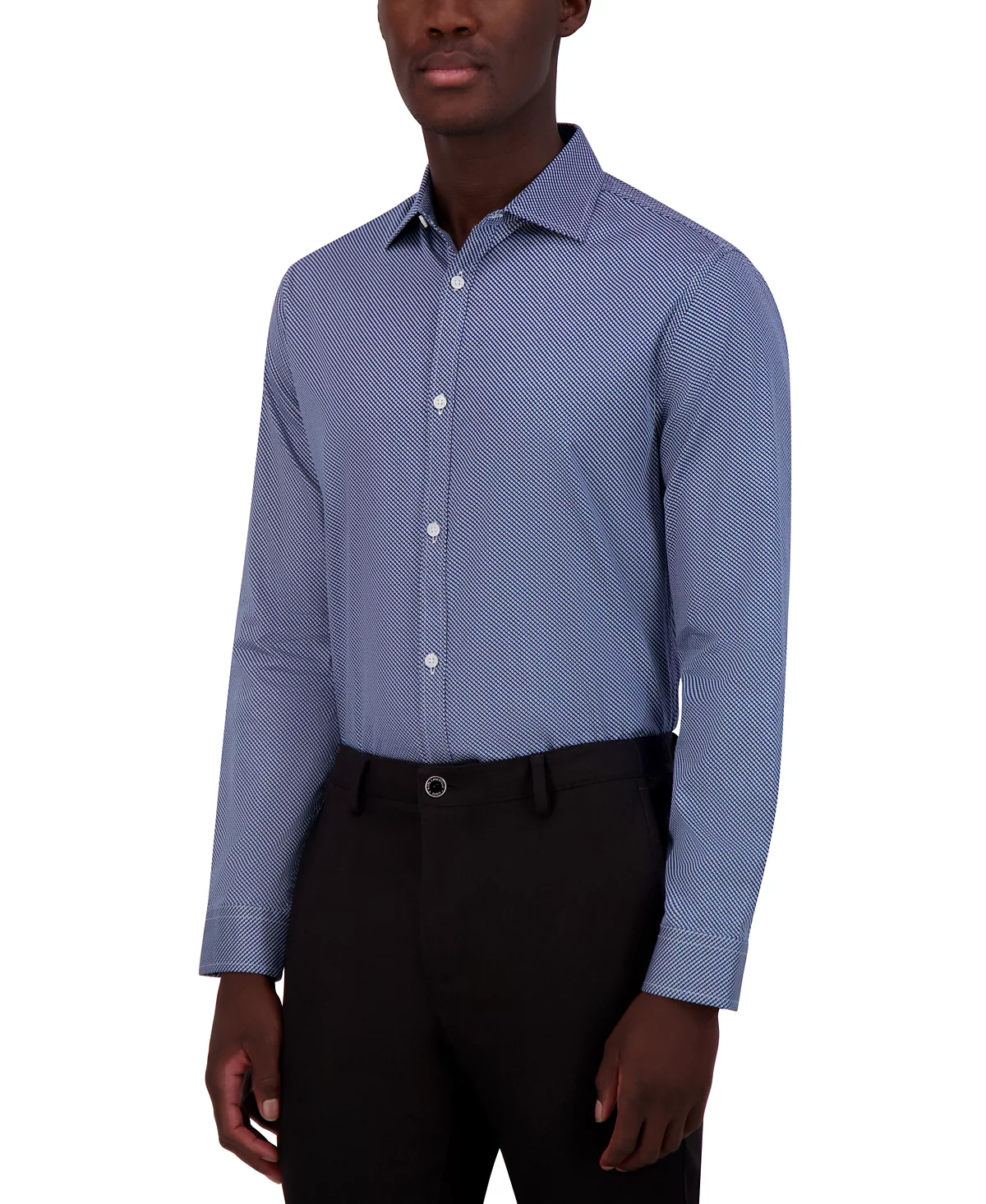 Мужская приталенная рубашка с гео-принтом Karl Lagerfeld Paris от Karl Lagerfeld Paris 9390₽