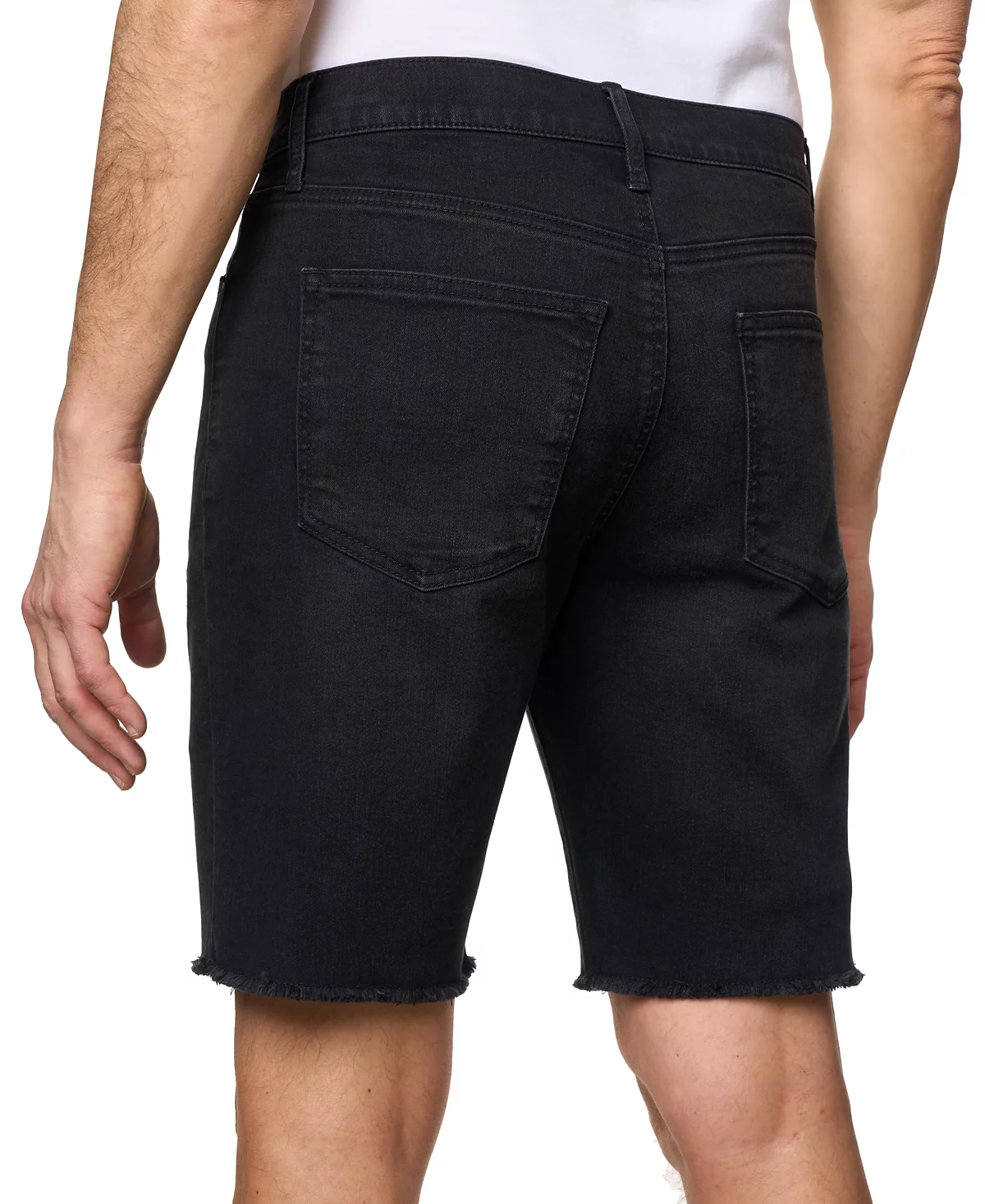 Мужские джинсовые шорты Lazer Zack Slim-Fit Stretch Rip - Repair 9-12 из джинсовой ткани 5590₽