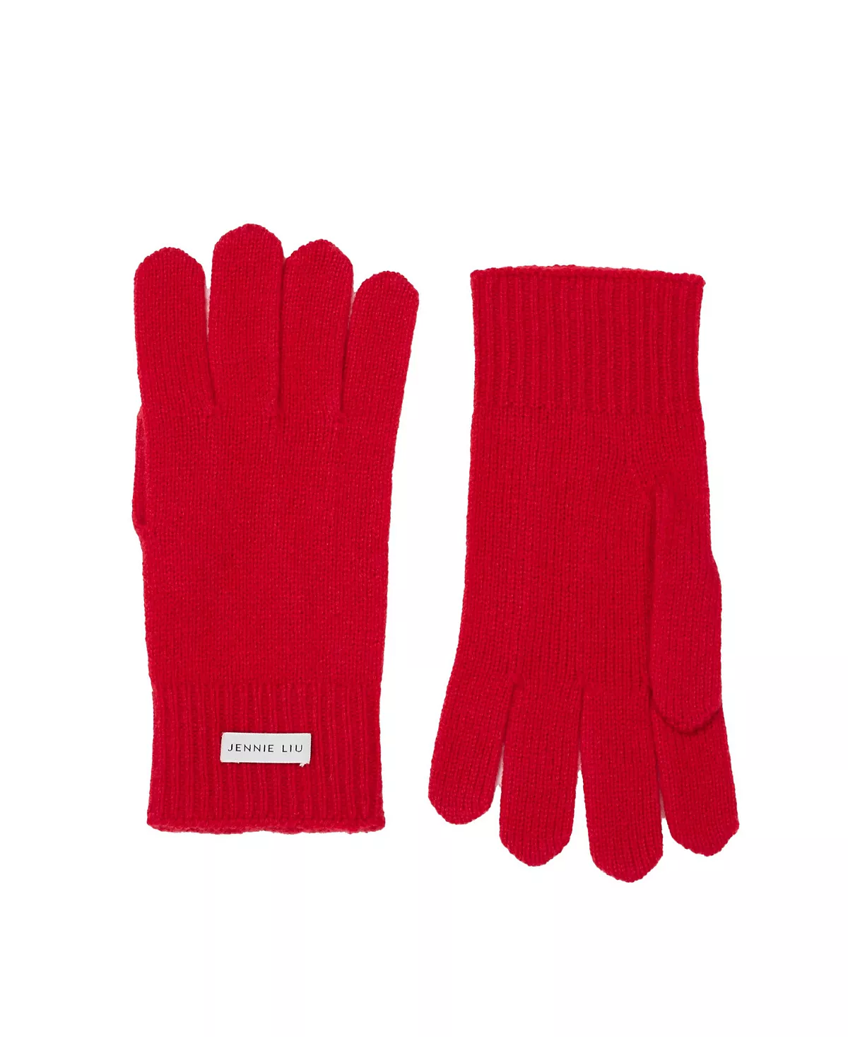 Вязаные перчатки из 100% кашемира (черные, Один размер)