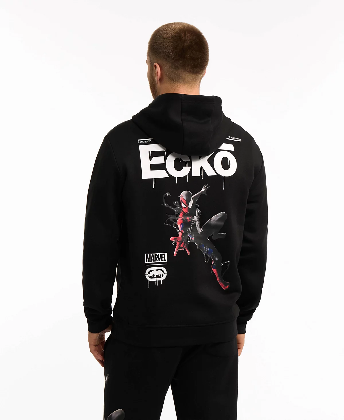 Мужская толстовка Ecko Unltd с капюшоном Запутанный человек-паук 12890₽