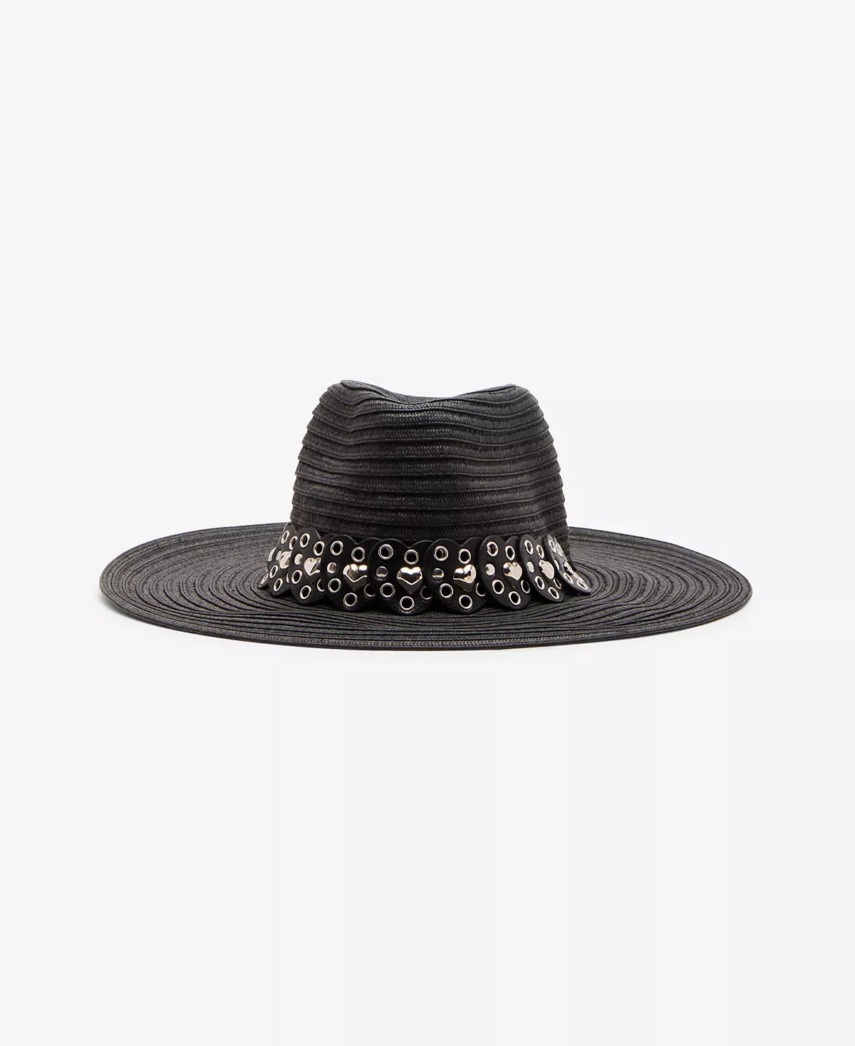 Панамская шляпа с заклепками в виде сердца из мрамора 7990₽