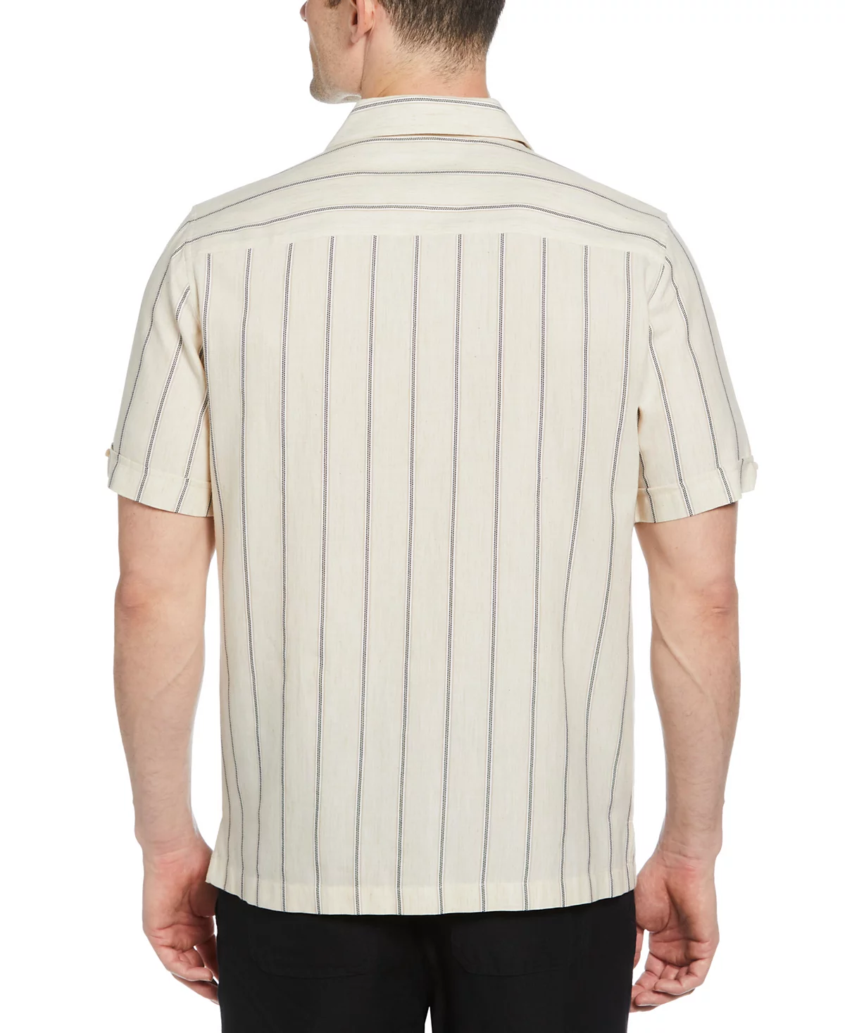 Мужская рубашка в полоску Dobby космического цвета от Cubavera 9890₽