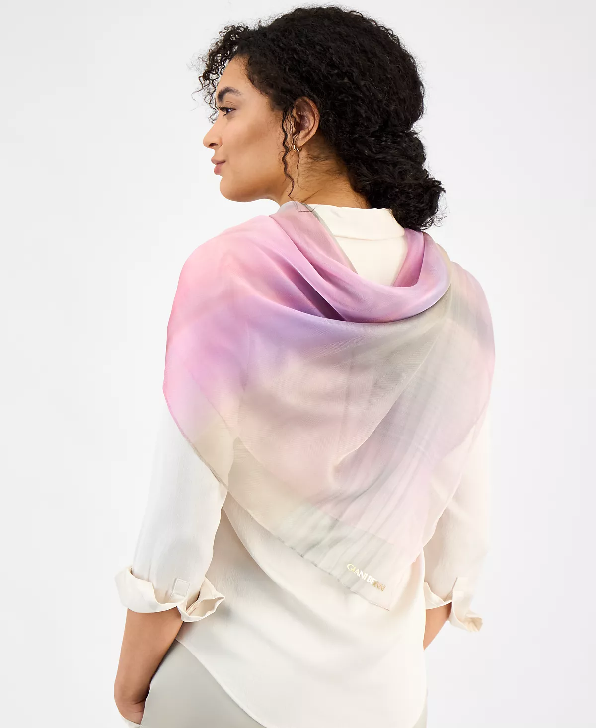 Квадратный шарф с логотипом Ombre