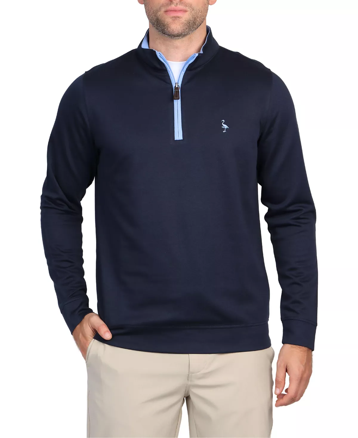 Мужская модальная куртка с застежкой-молнией на четверть 9490₽