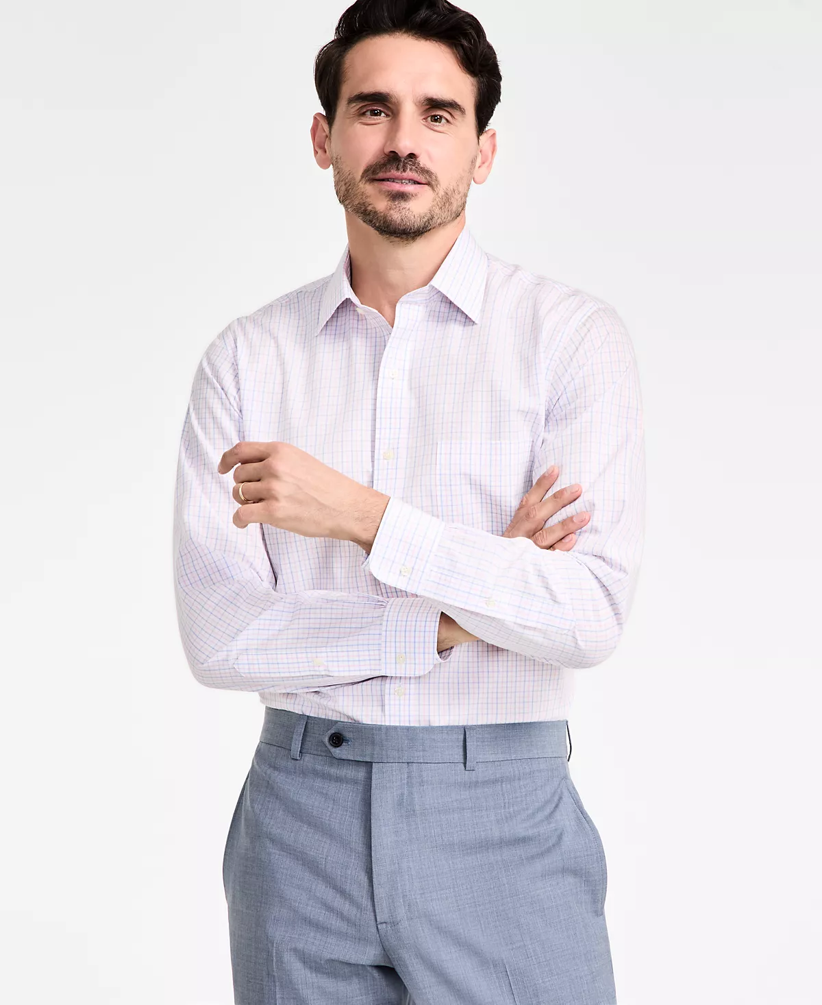 Мужская рубашка Tattersall обычного покроя от B by 16890₽