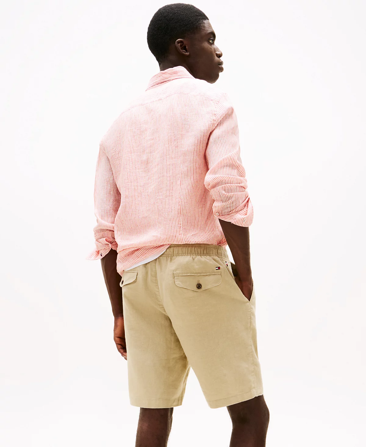 Мужские льняные шорты на завязках Big & Tall Brooklyn от Tommy Hilfiger