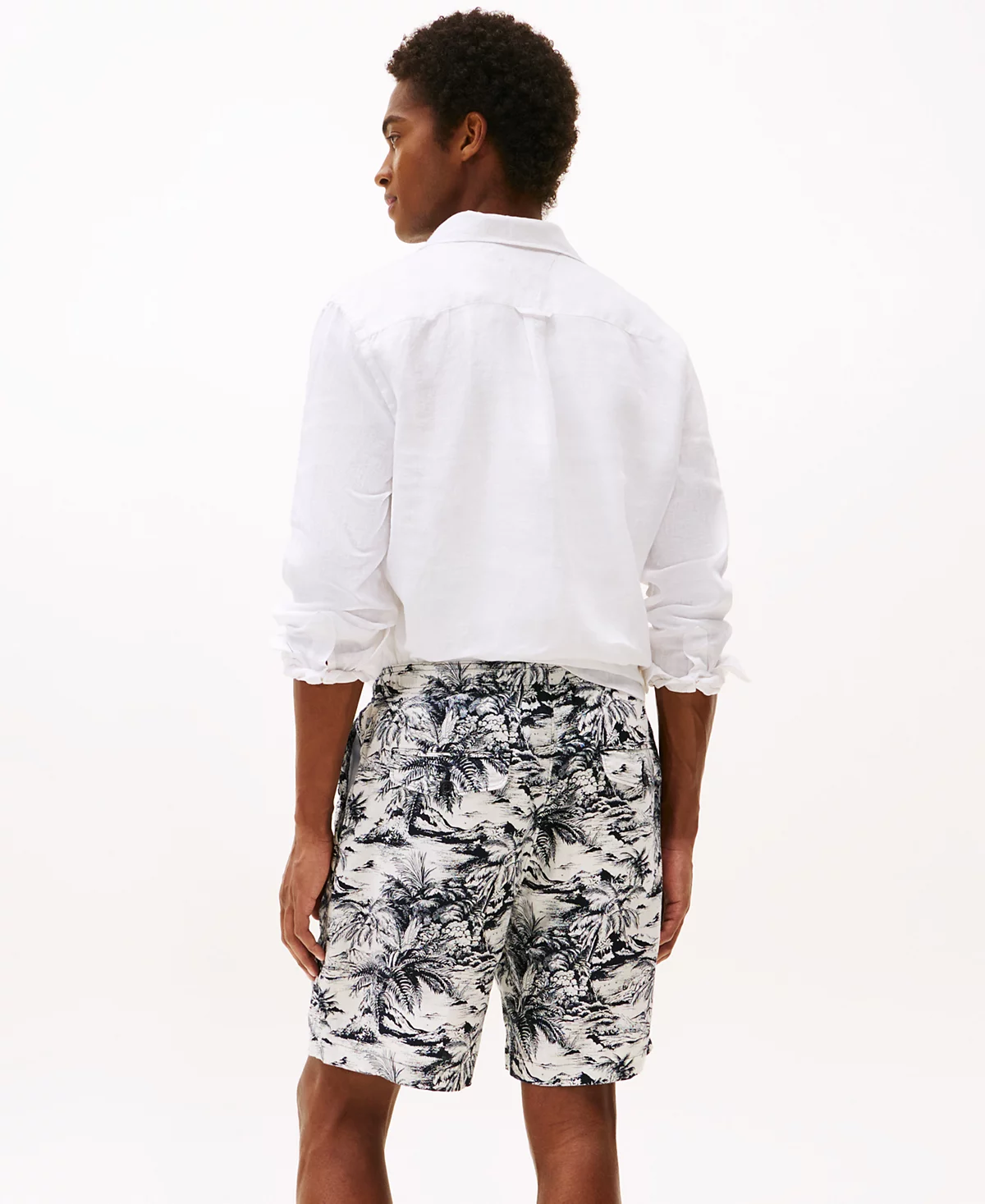 Мужские шорты Tommy Hilfiger Big & Tall Brooklyn свободного кроя с принтом длиной 7 дюймов