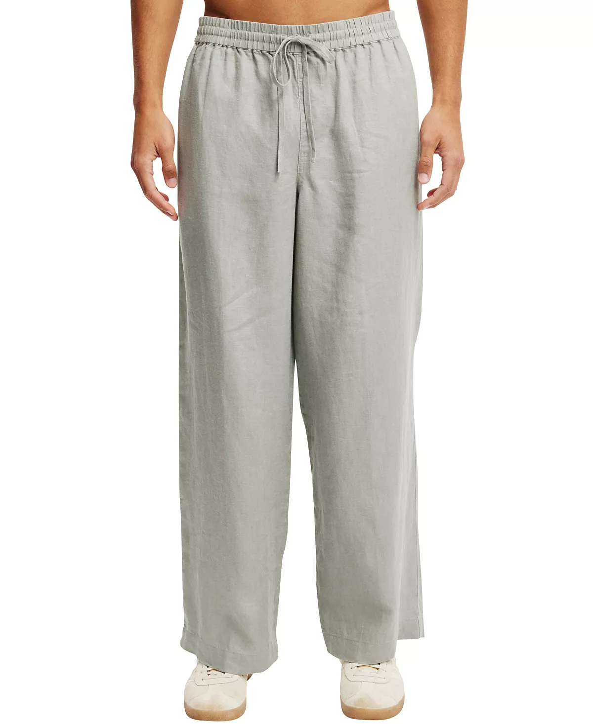 Мужские очень мешковатые льняные брюки 13290₽