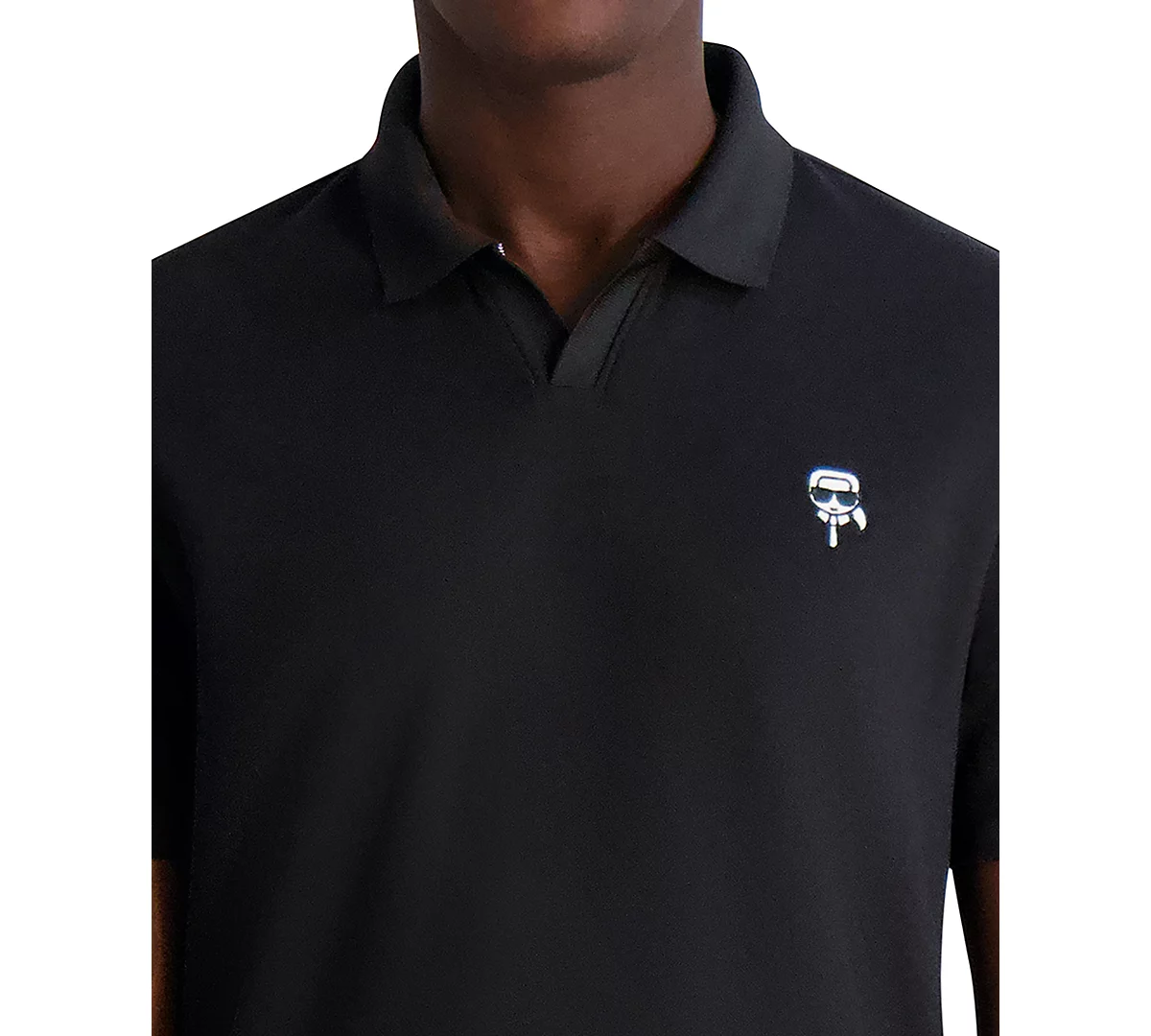 Мужская рубашка-поло Karl Head Piqu от Karl LAGERFELD PARIS обычного покроя от Карла ЛАГЕРФЕЛЬДА в ПАРИЖЕ 13090₽