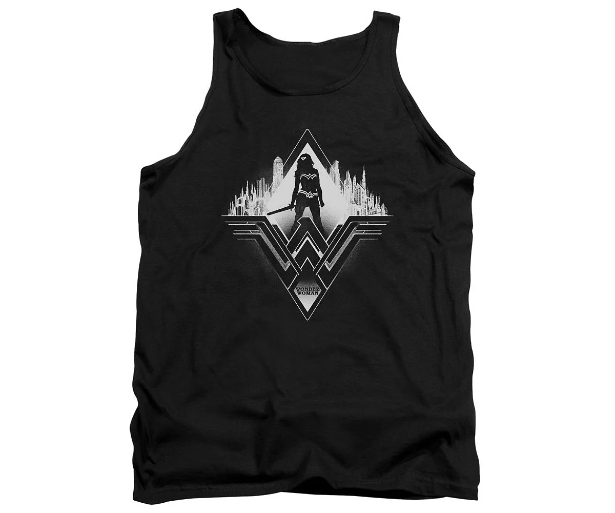 Бэтмен против Супермена Мужская майка City Warrior для взрослых