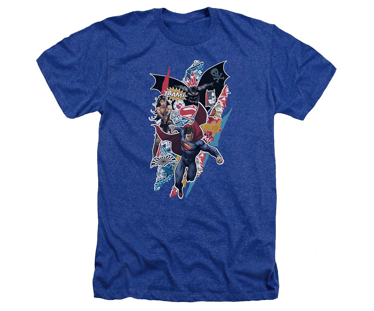 Бэтмен Против Супермена Мужские Рваные Трио Для Взрослых Вереск Футболка Футболка 5390₽