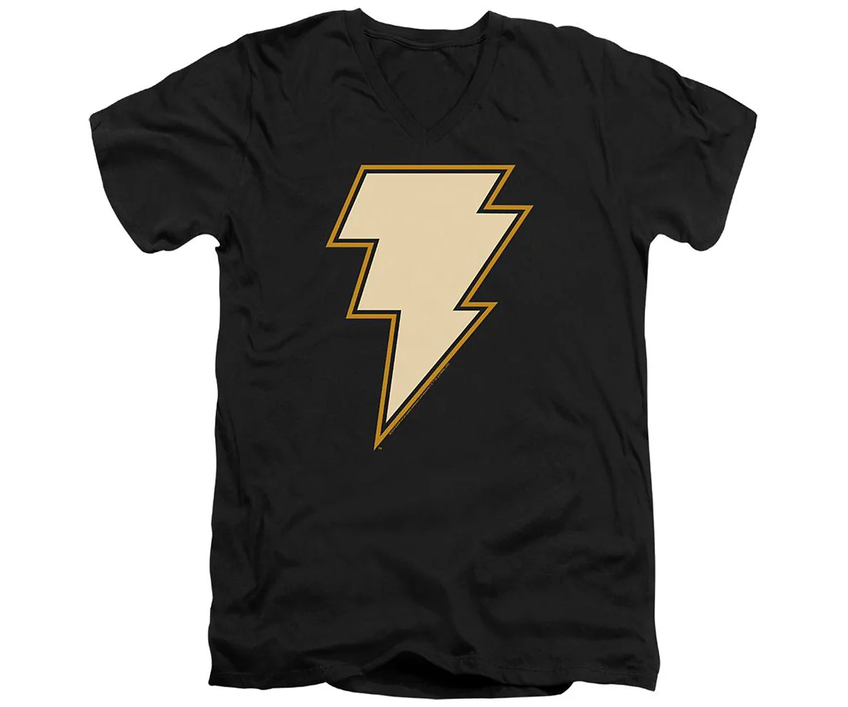 Черная мужская футболка Adam с эмблемой на груди для взрослых с коротким рукавом и V-образным вырезом из хлопка премиум-класса 5490₽