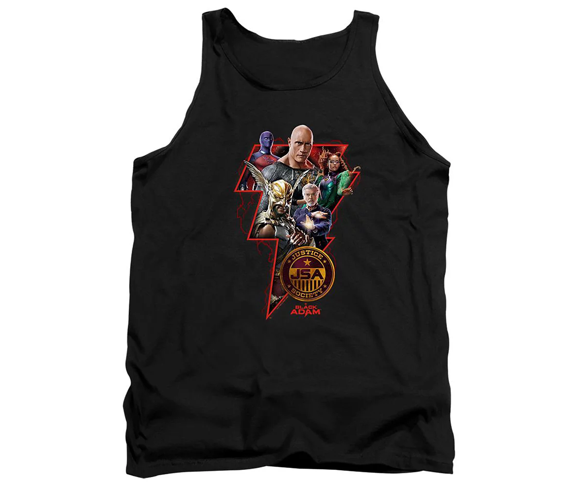 Черная майка для взрослых Adam Mens Character Bolt